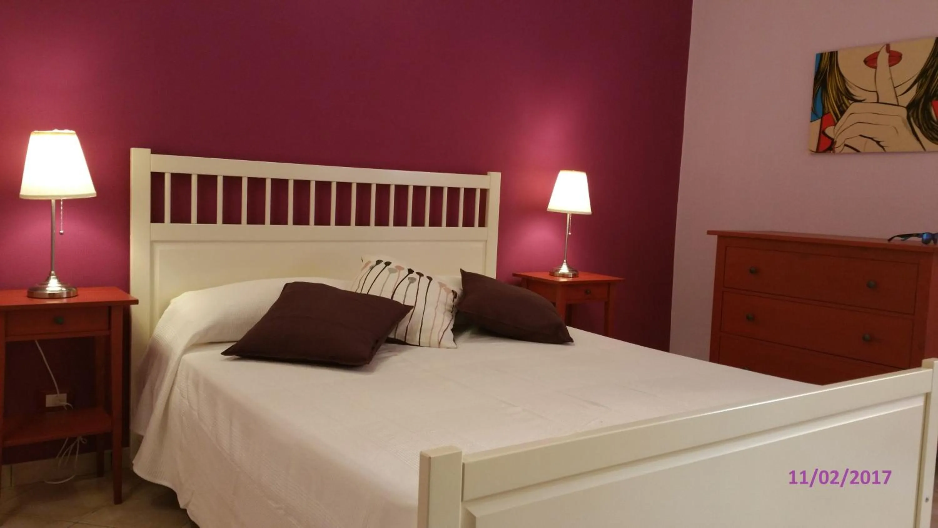 Bed in Casa Vacanza Rosa