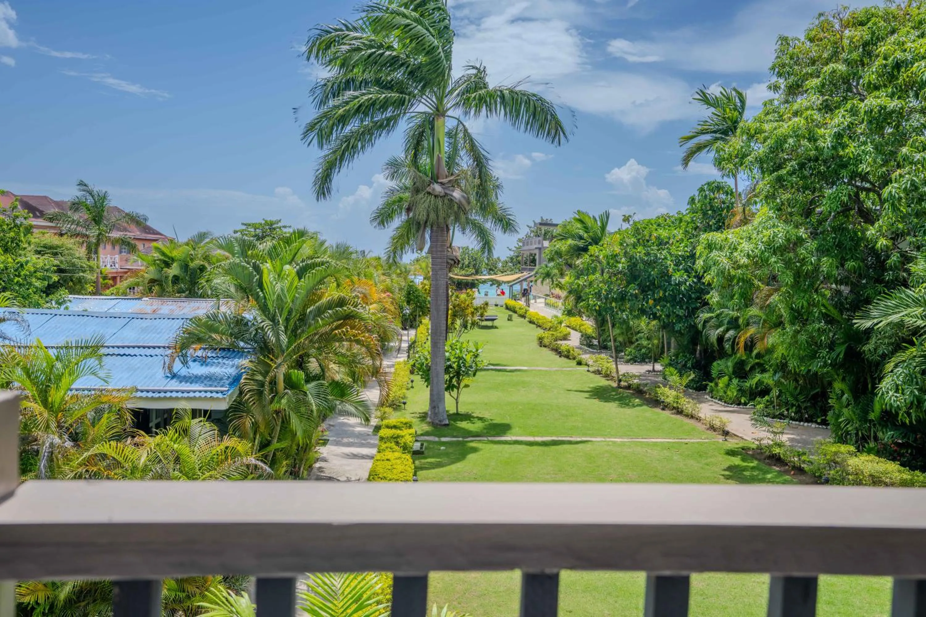 Garden view in Travellers Beach Resort