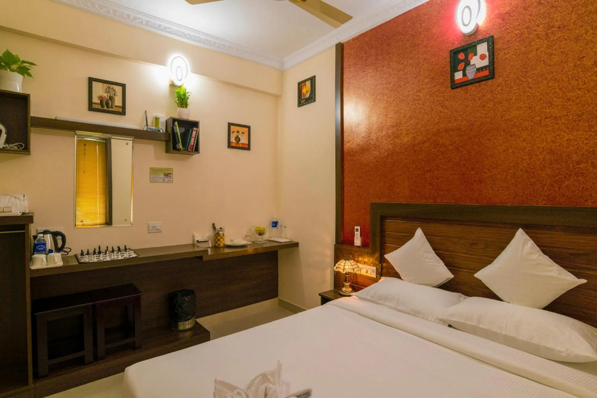 Bedroom, Bed in Blue Bell Cochin Airport Hotel