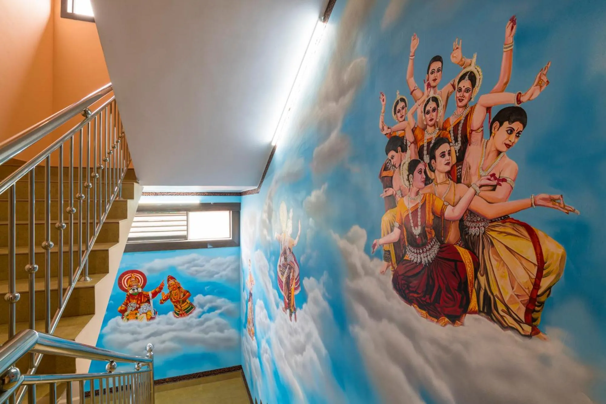 Decorative detail in Blue Bell Cochin Airport Hotel