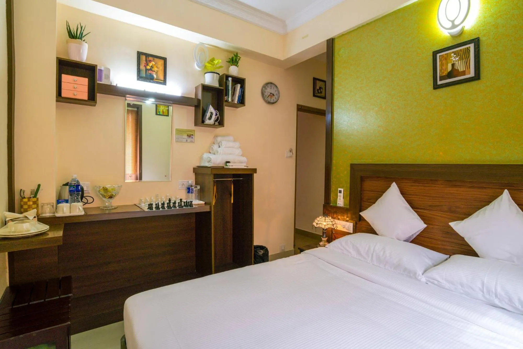 Bedroom, Bed in Blue Bell Cochin Airport Hotel