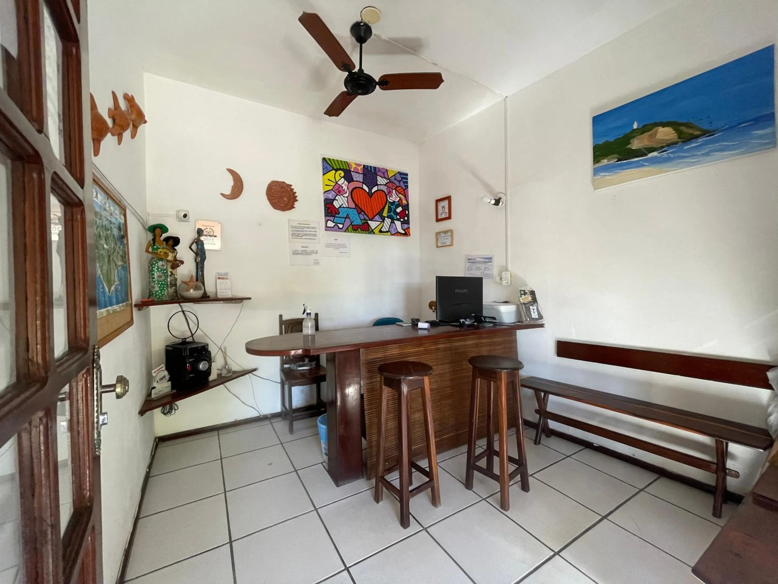 Lobby or reception in Pousada Xerife