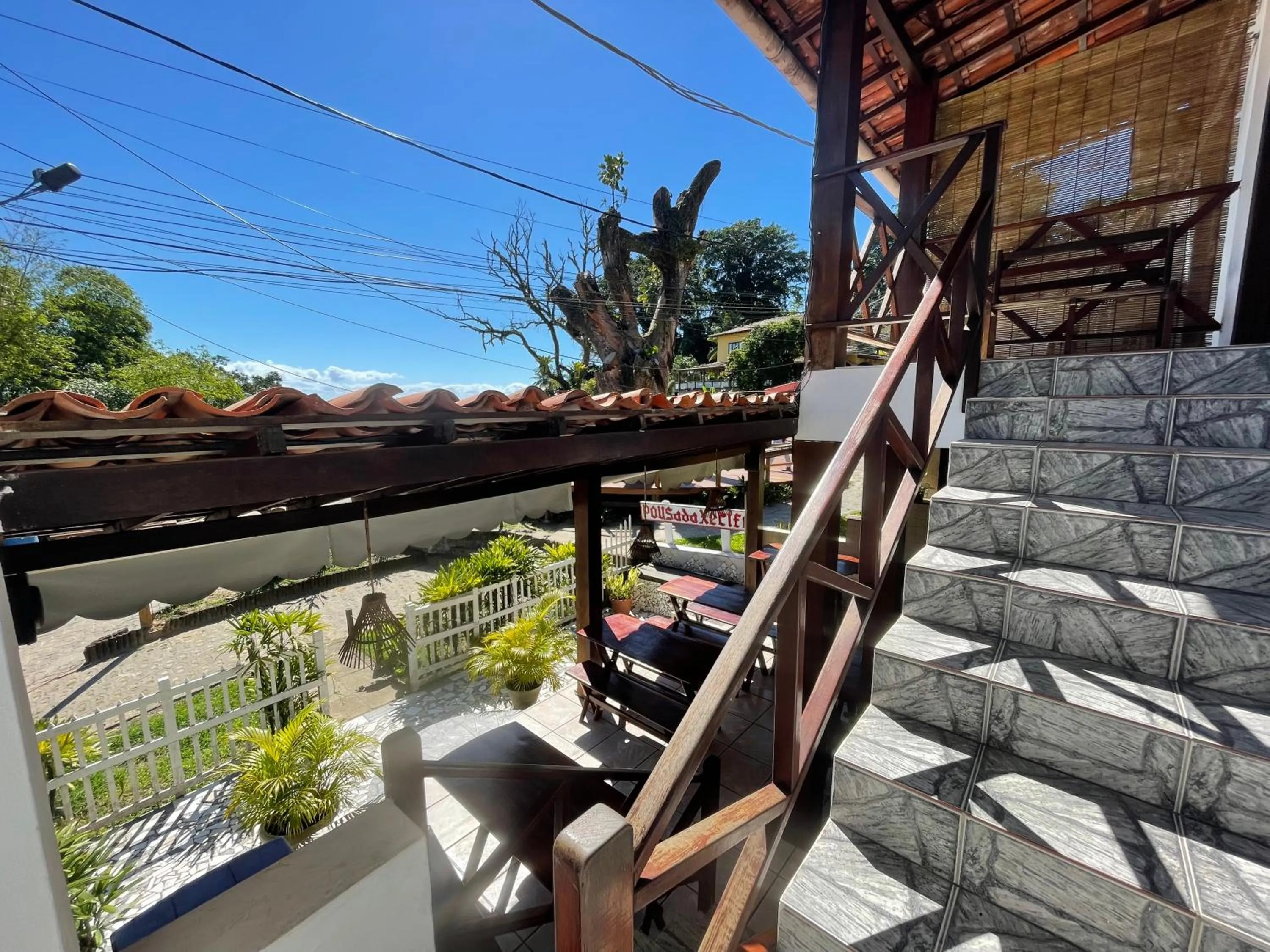 Patio in Pousada Xerife