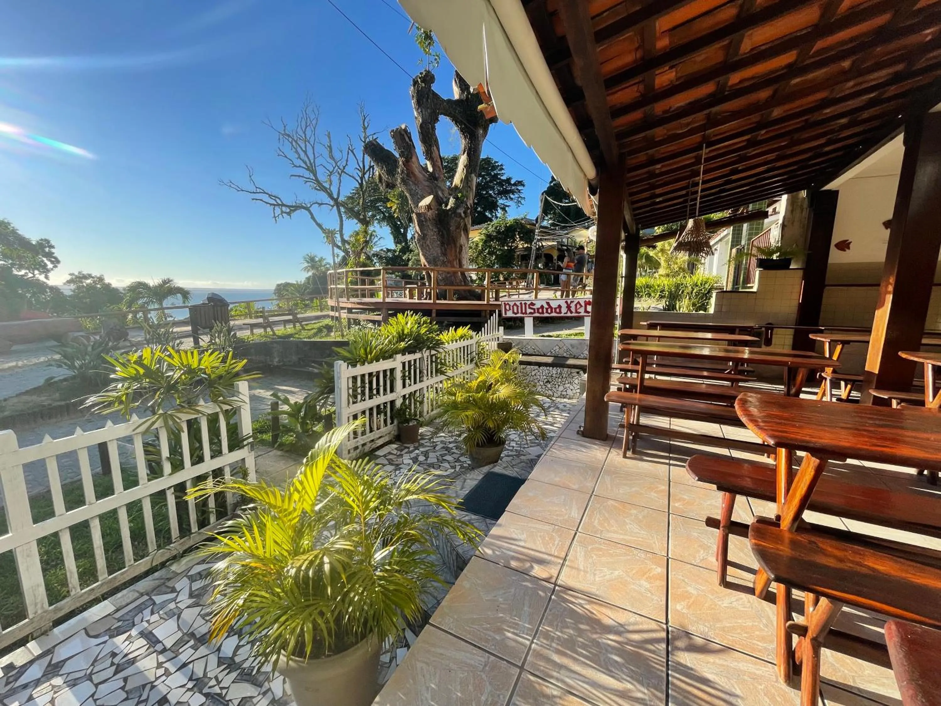 Patio in Pousada Xerife