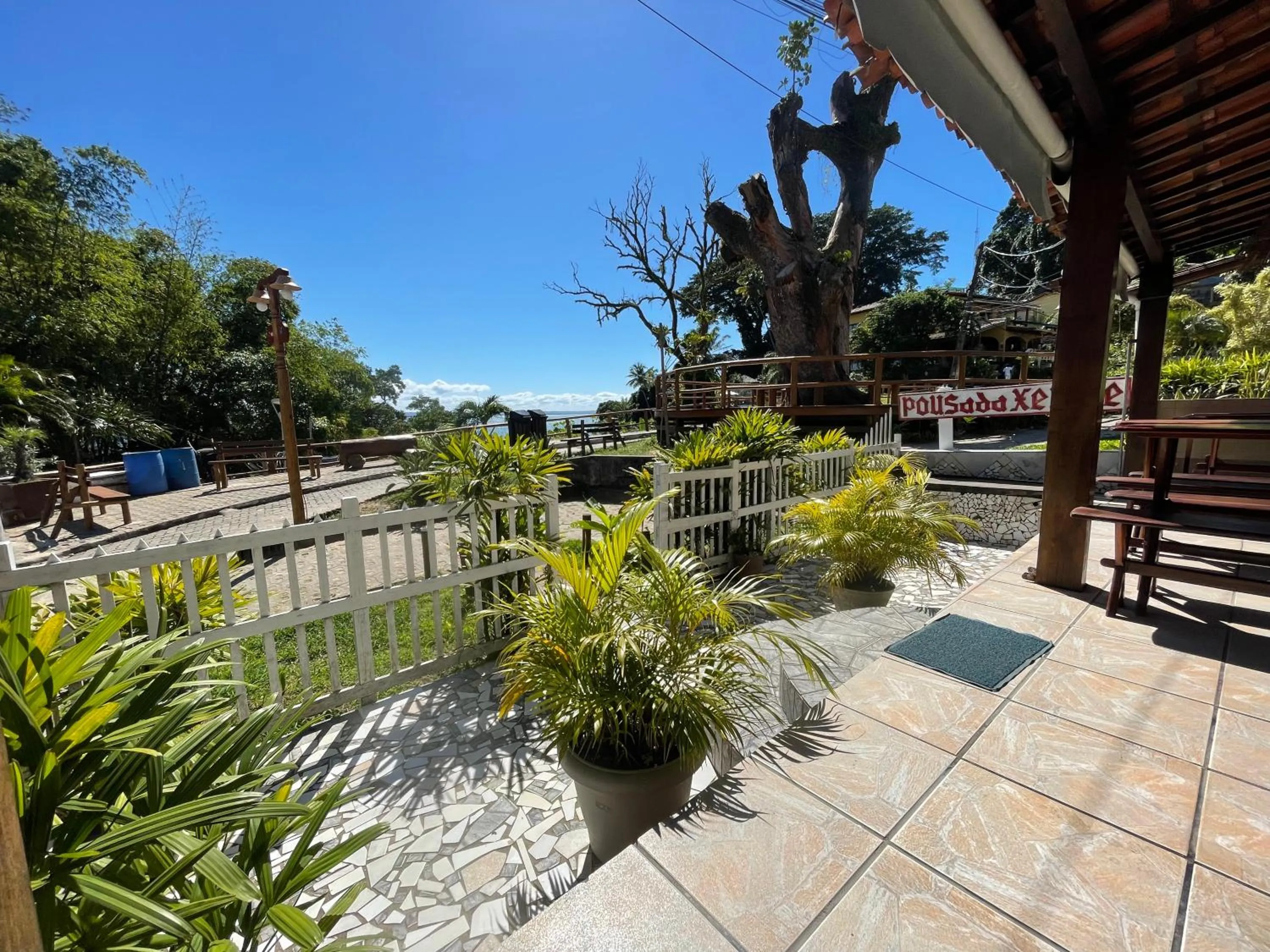 Patio in Pousada Xerife