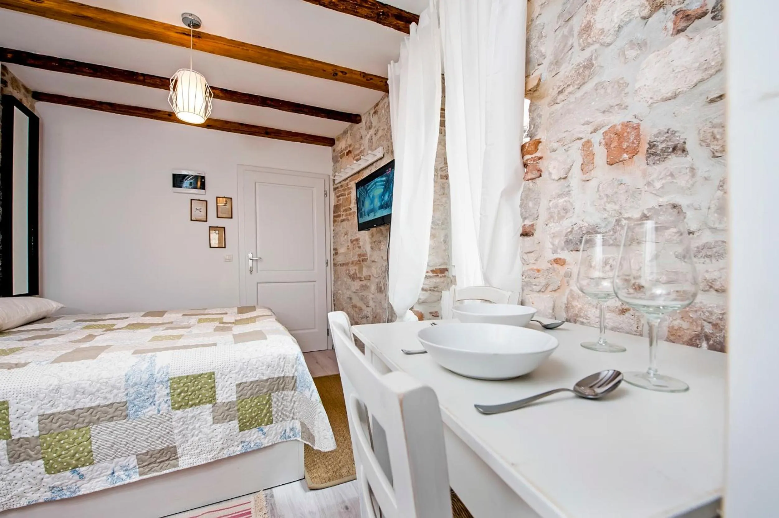 Bed in Apartment and Studio CA’ 3 VIE