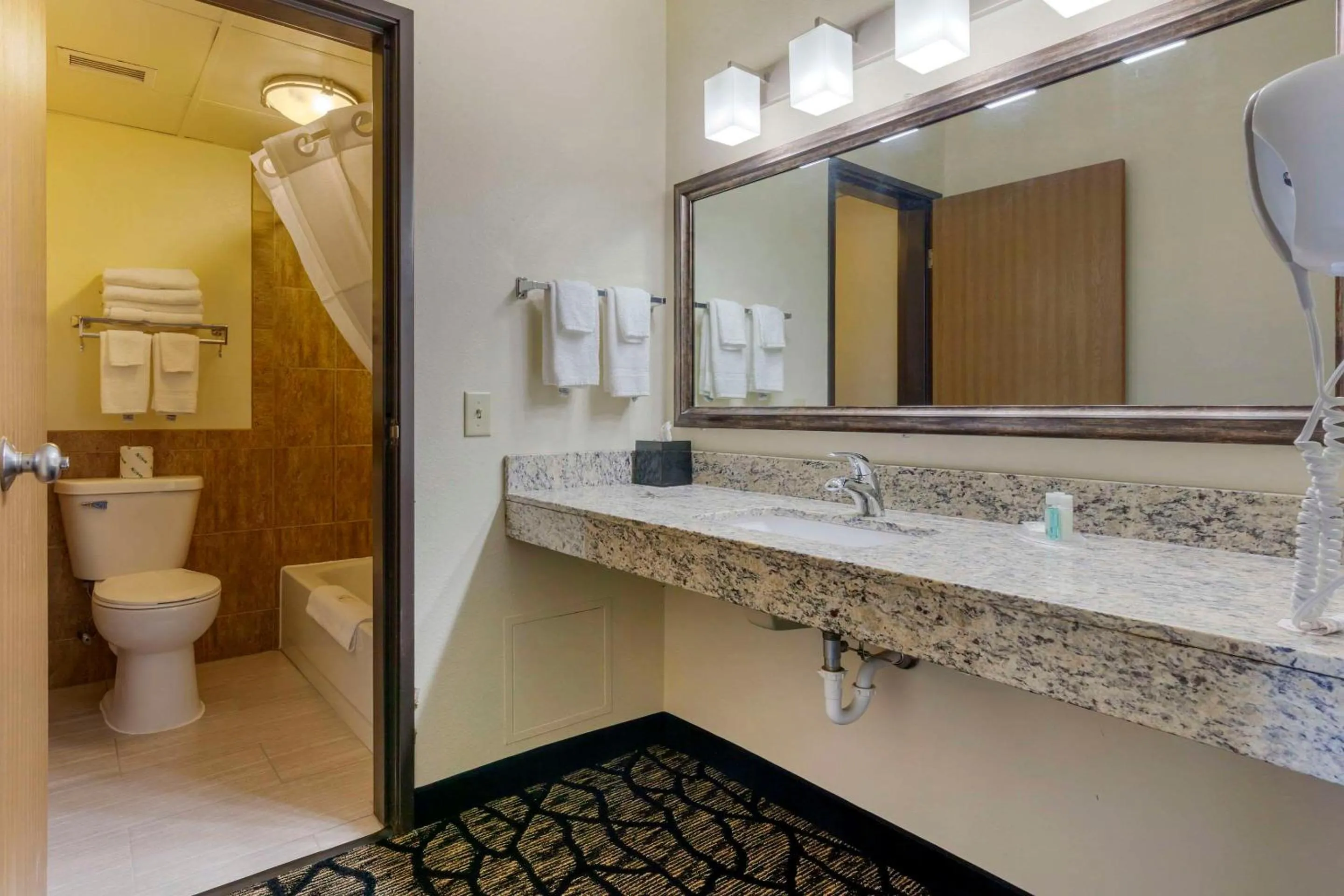 Bedroom in Quality Inn Oshkosh Aviation Park