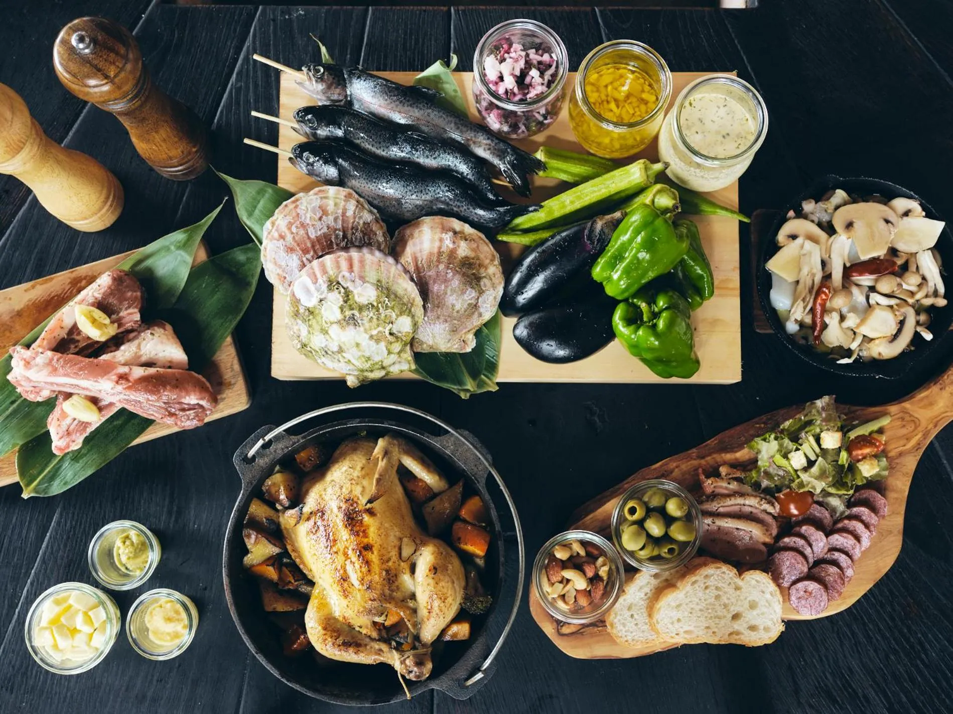 Food close-up in LOOF Tiny House Camp