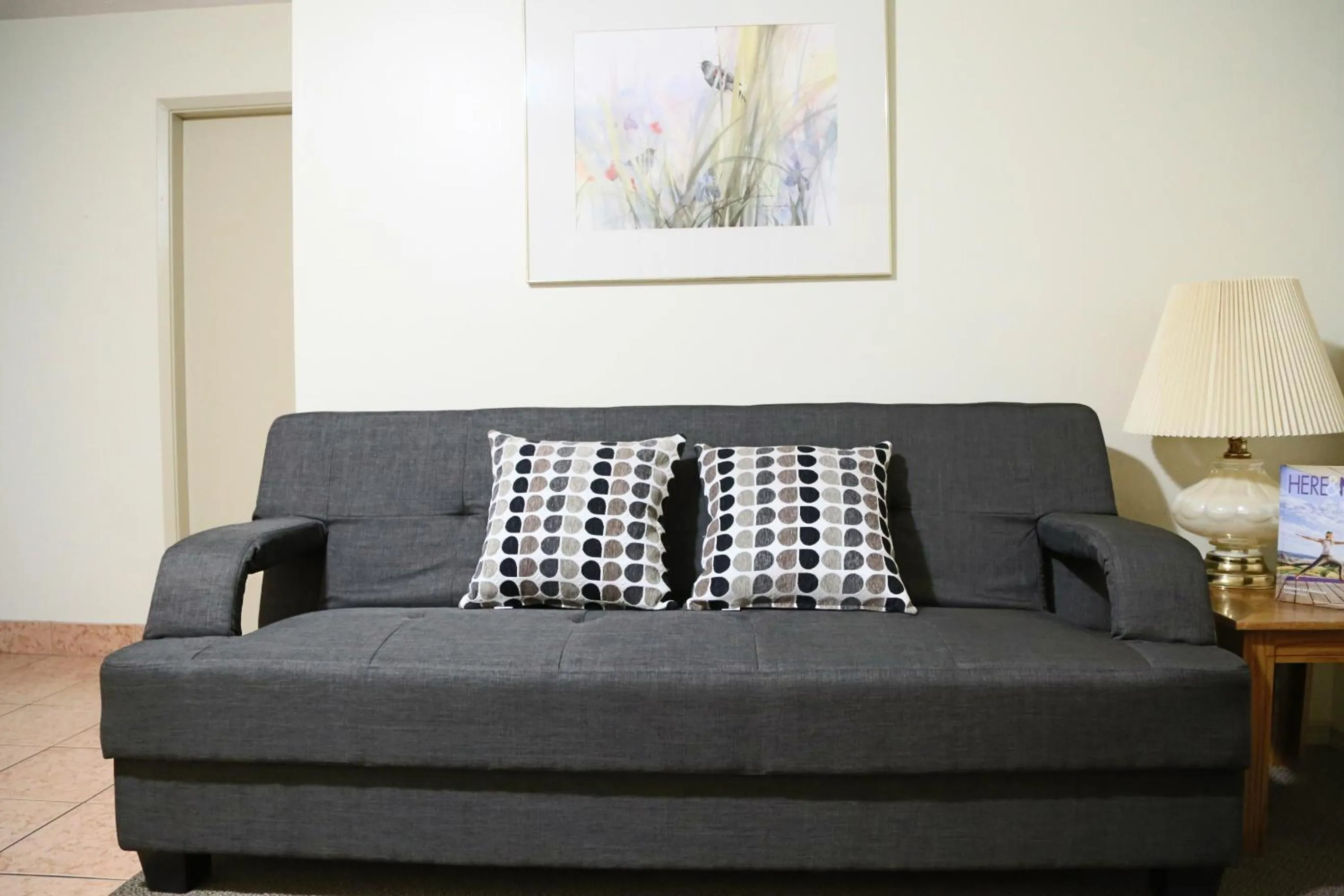 Seating area in SlumberLodge Hotel