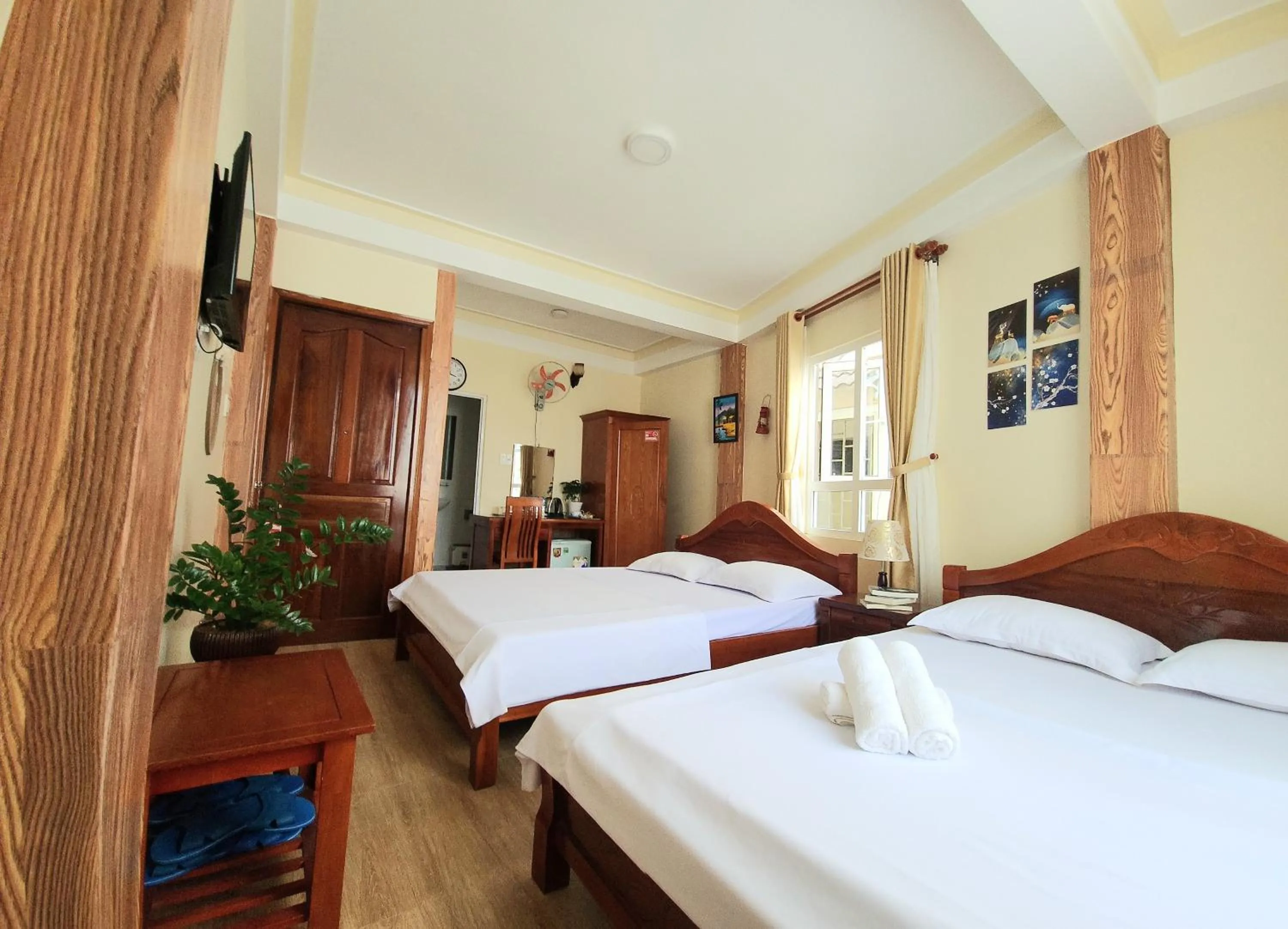 Bed in Bình Đào Hotel - Khách sạn ngay trung tâm giá rẻ