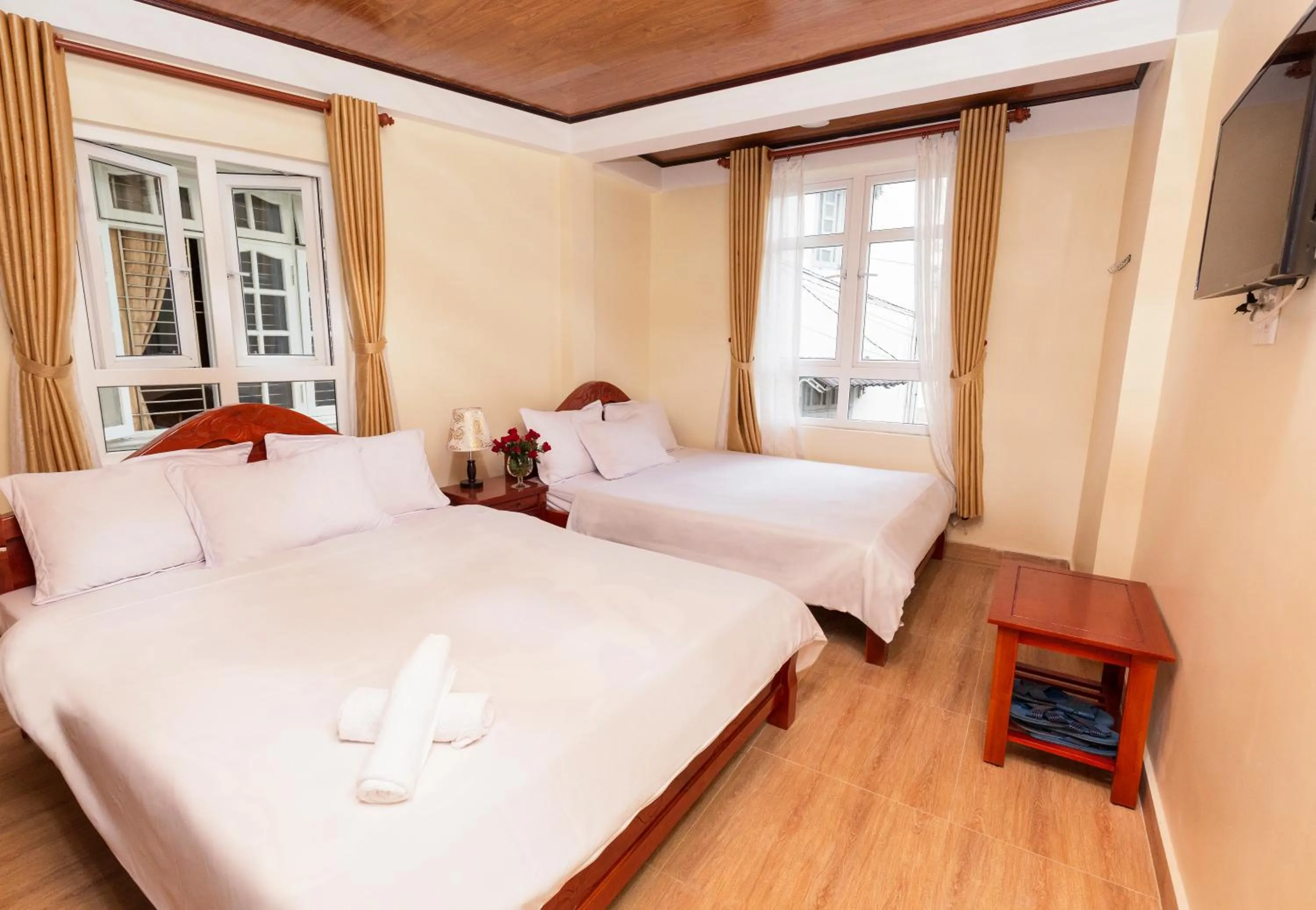 Bed in Bình Đào Hotel - Khách sạn ngay trung tâm giá rẻ