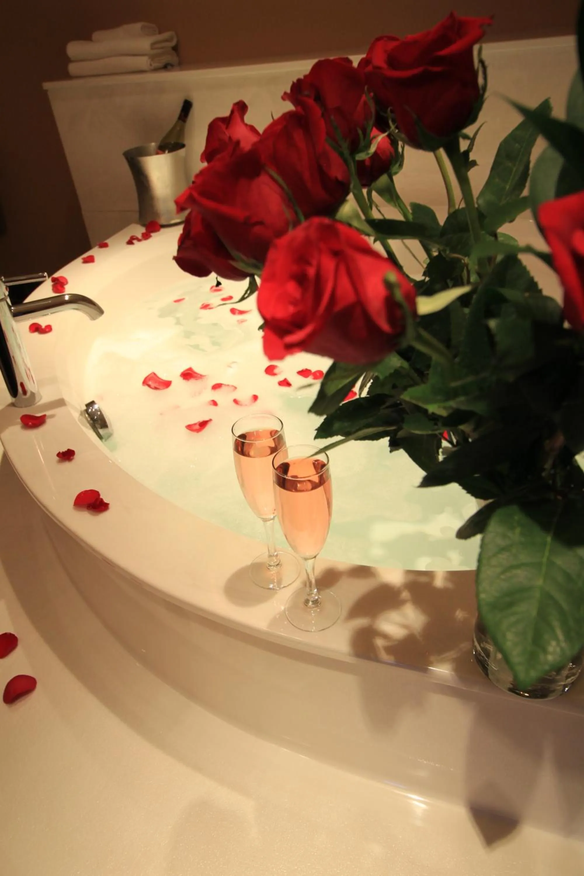 Bathroom in Century Casino & Hotel Edmonton