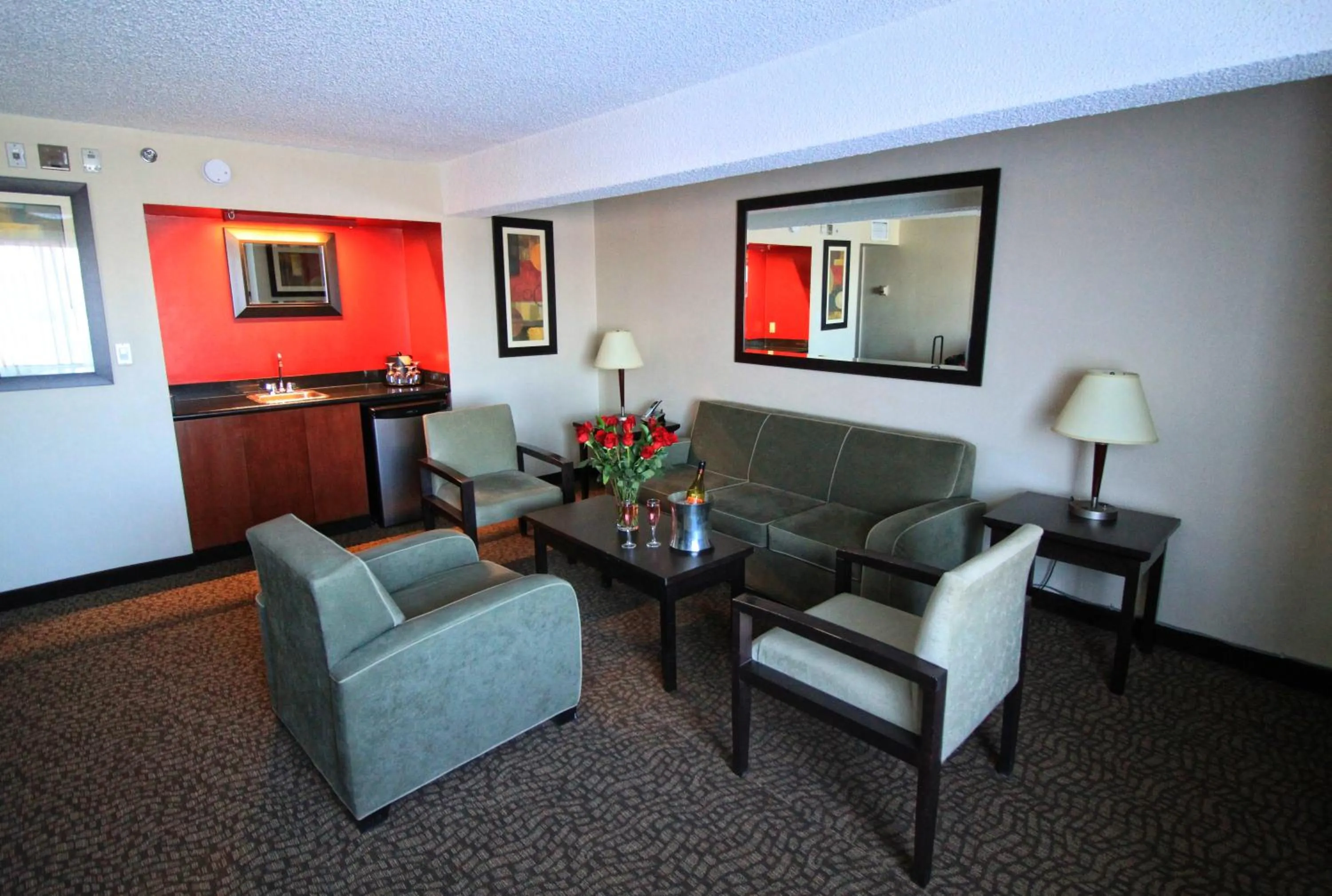 Living room in Century Casino & Hotel Edmonton