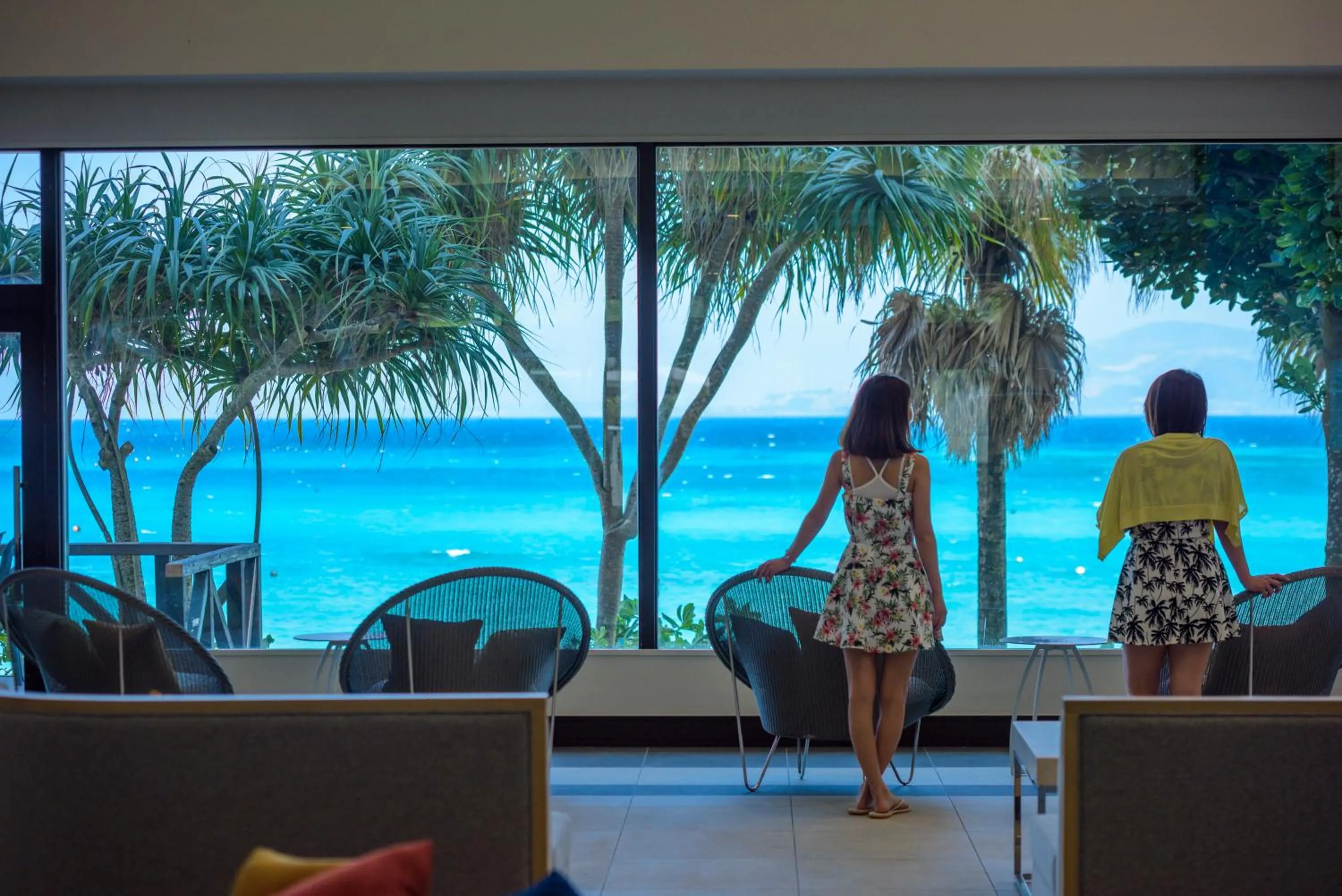 Lobby or reception in Kanehide Kise Beach Palace