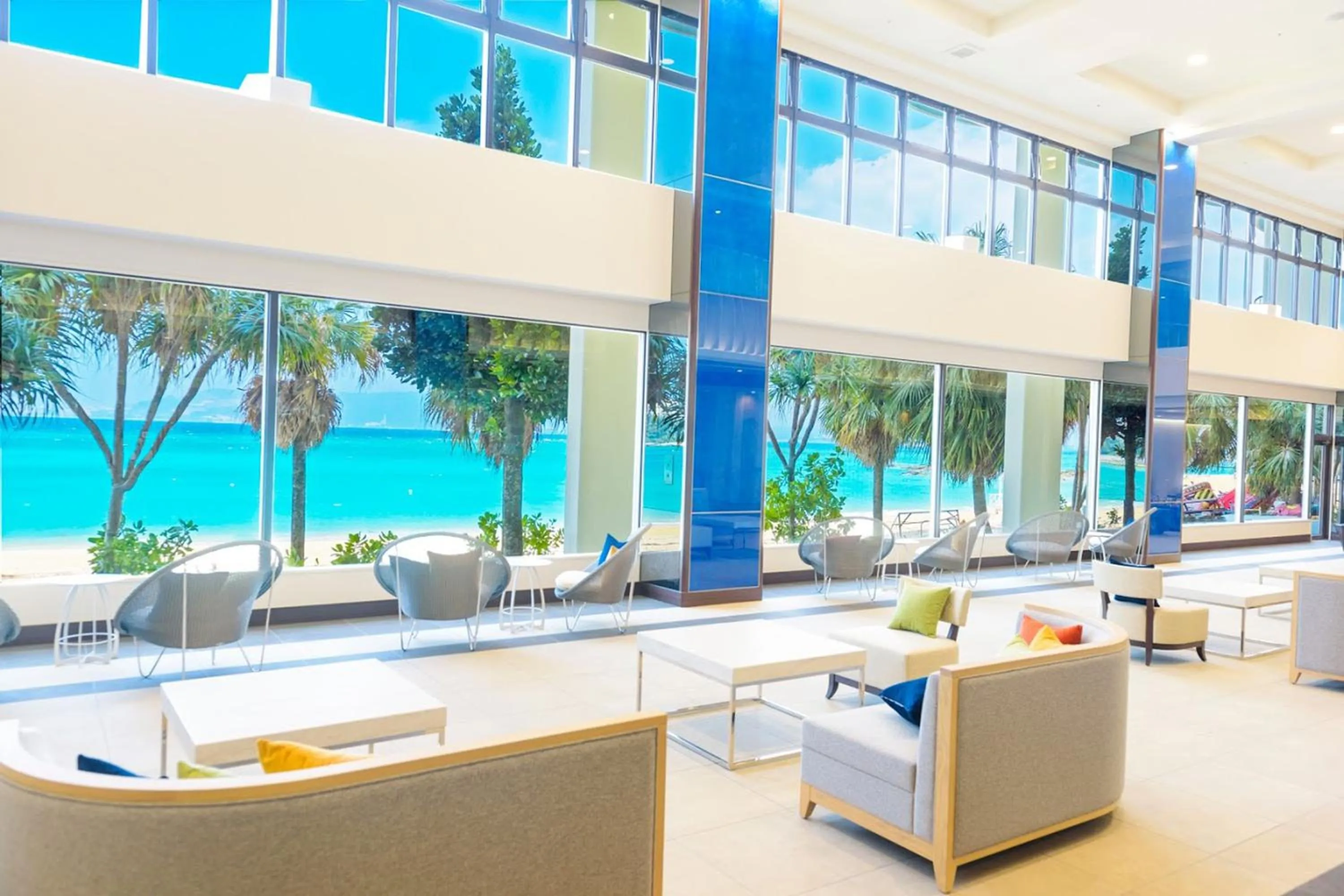 Lobby or reception in Kanehide Kise Beach Palace