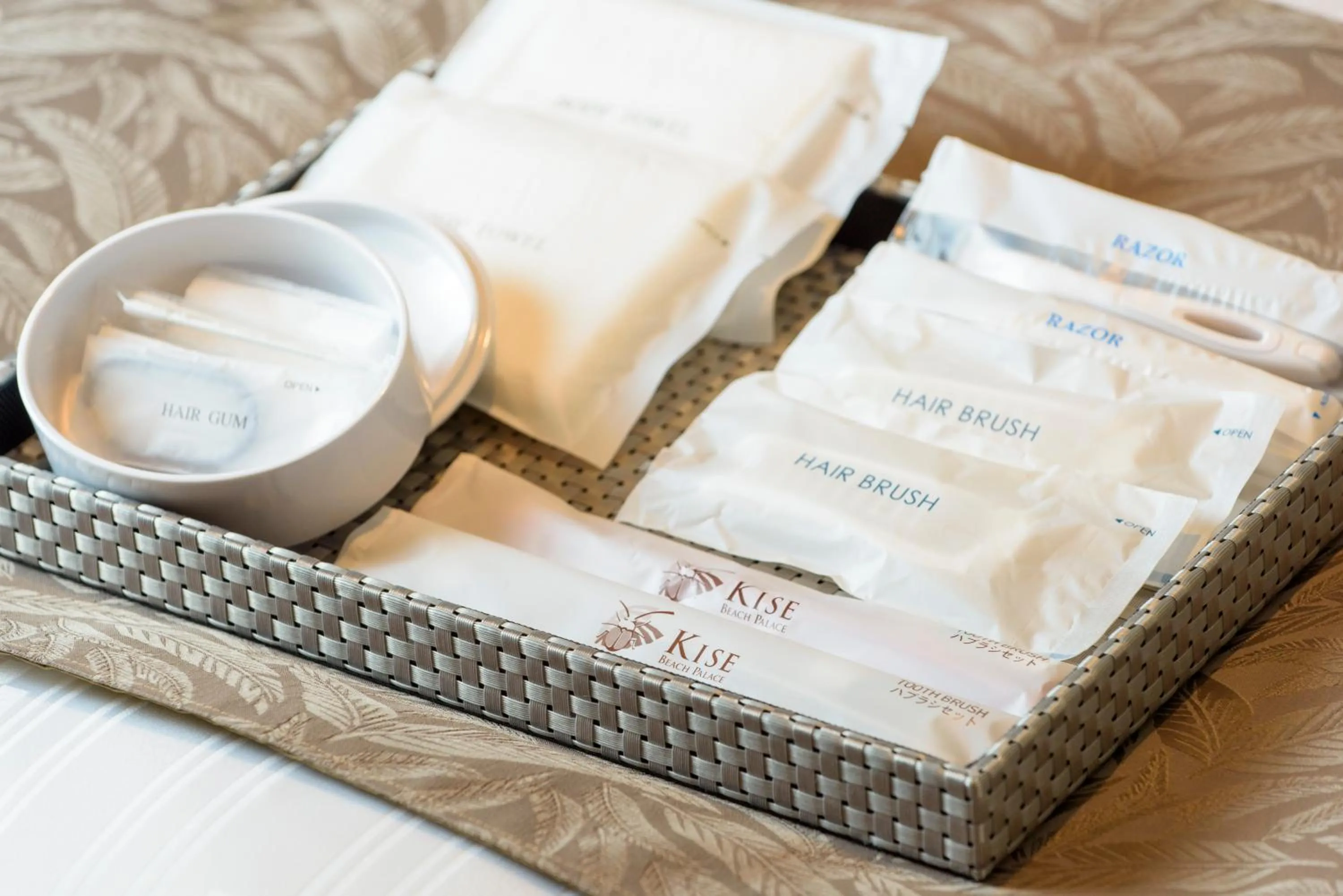 Decorative detail in Kanehide Kise Beach Palace