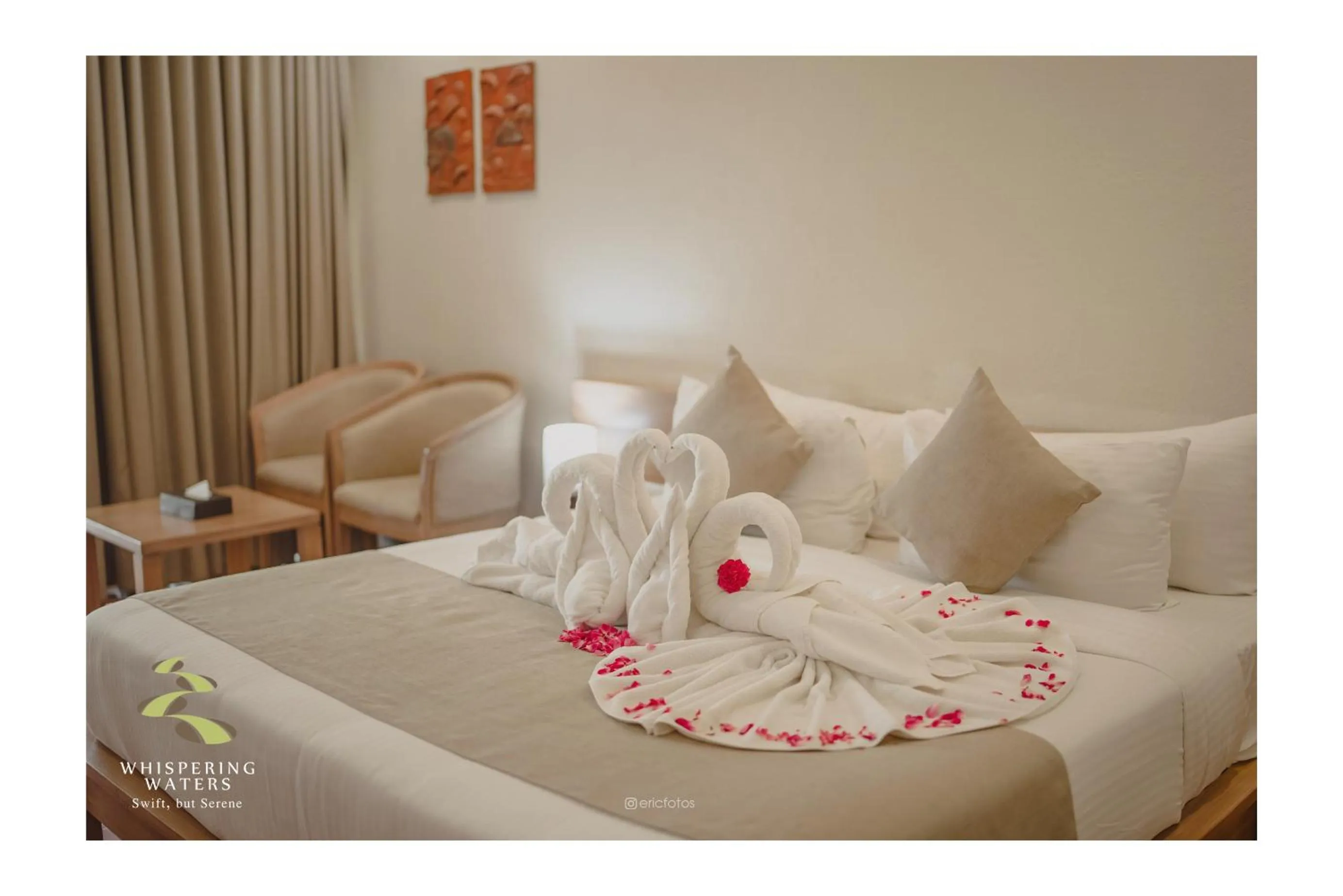 Bed in Whispering Waters