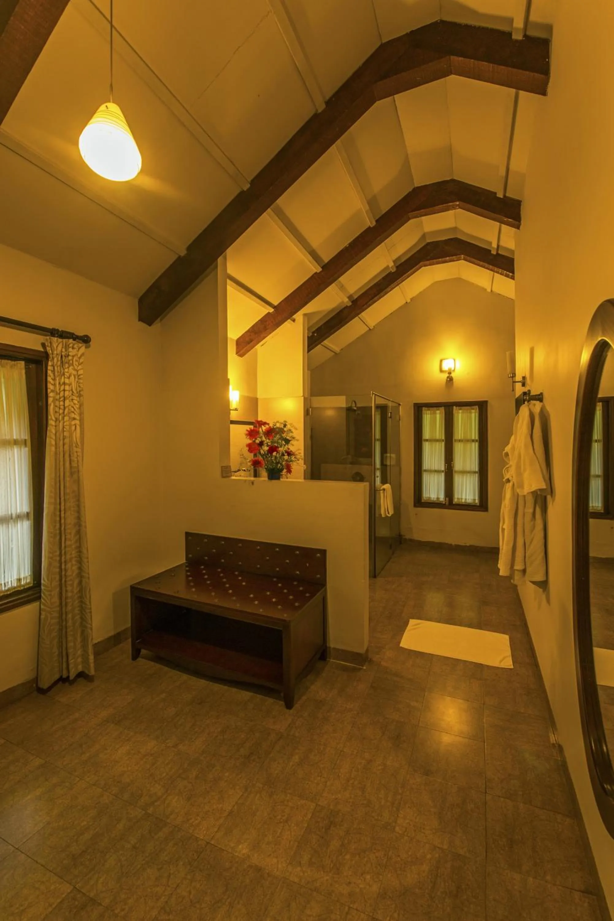 Bathroom, Bed in The Windflower Resort & Spa, Coorg