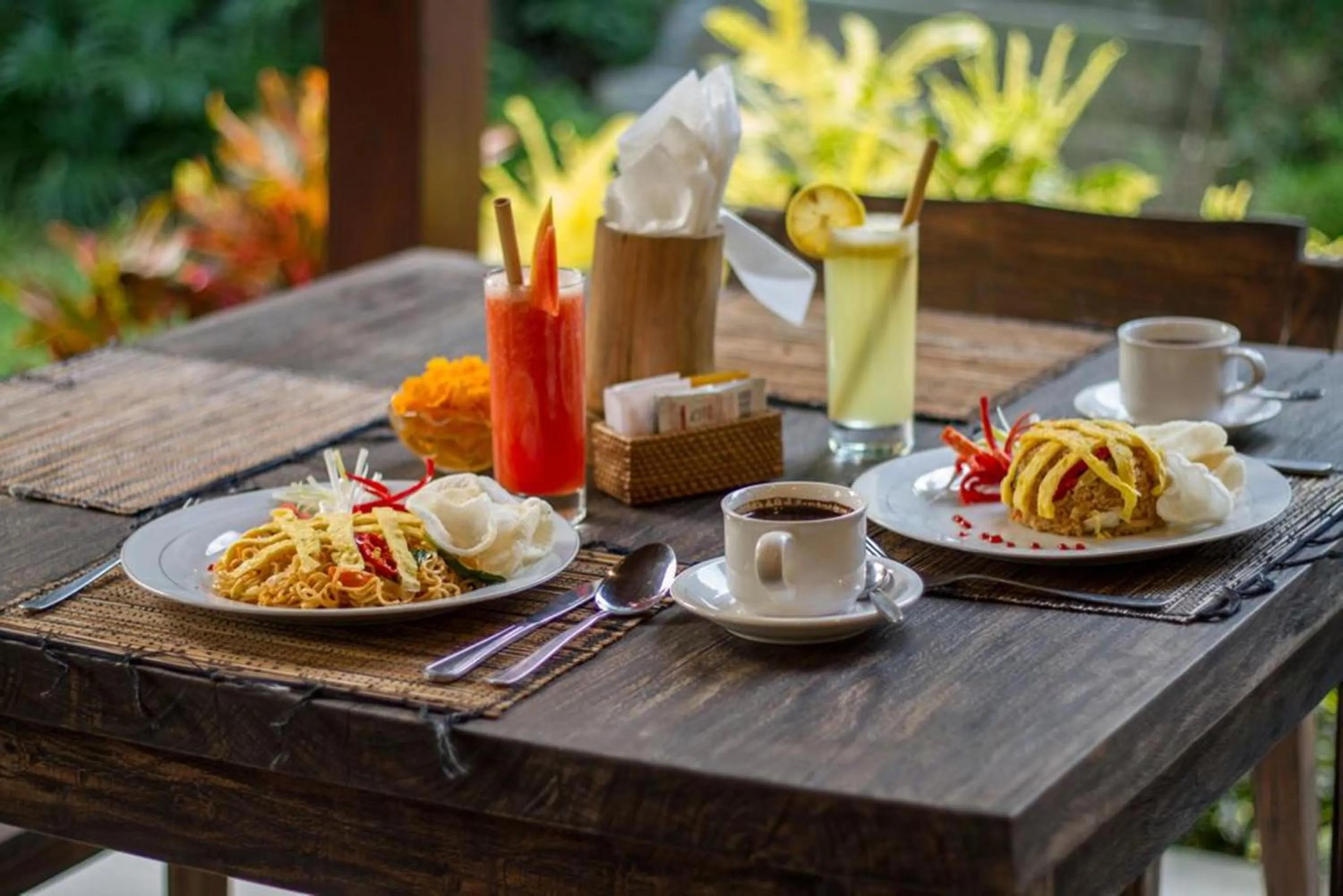 Food and drinks in Adi Jaya Cottages Ubud Suites by EPS - CHSE Certified