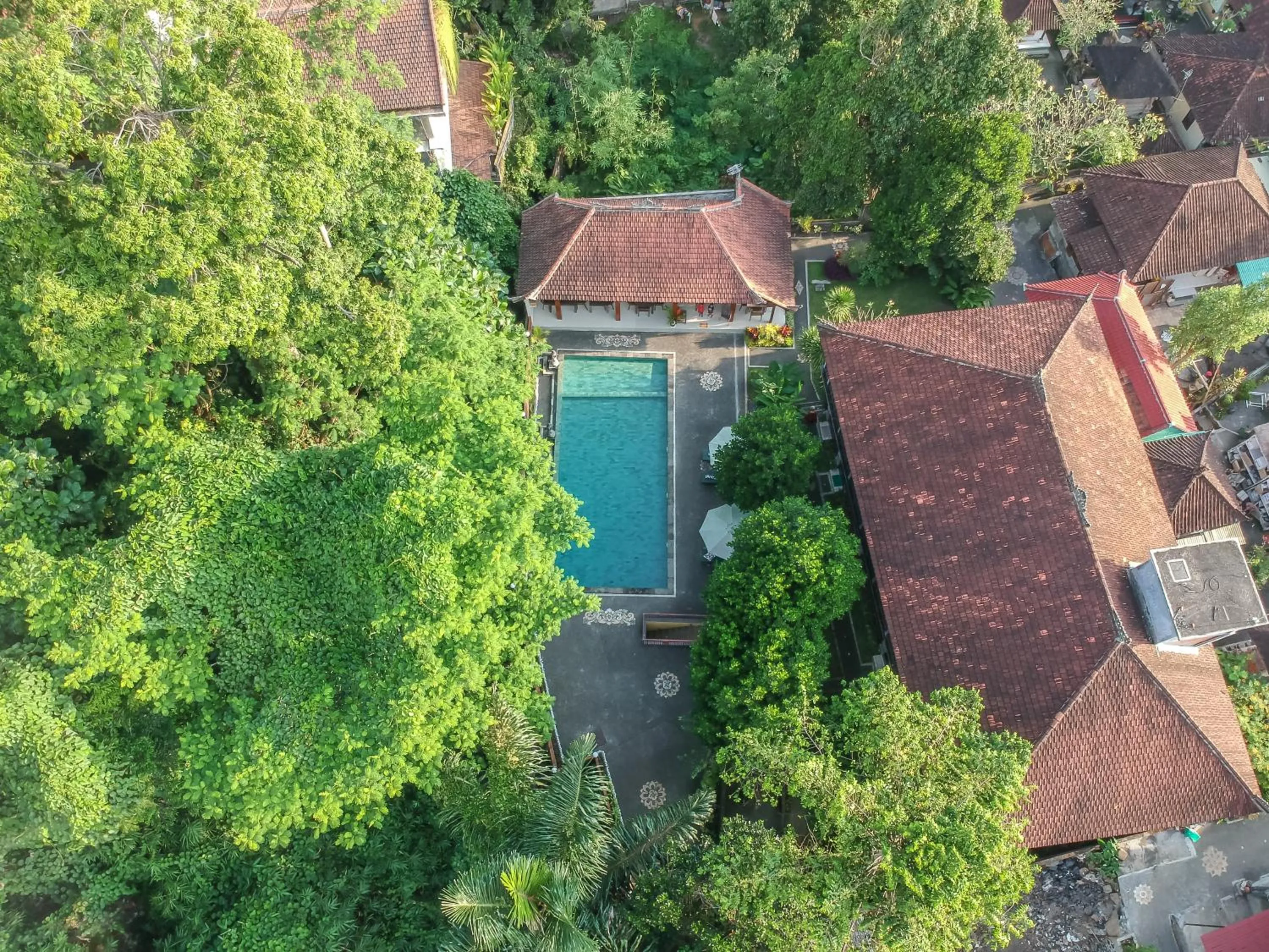 Bird's eye view in Adi Jaya Cottages Ubud Suites by EPS - CHSE Certified