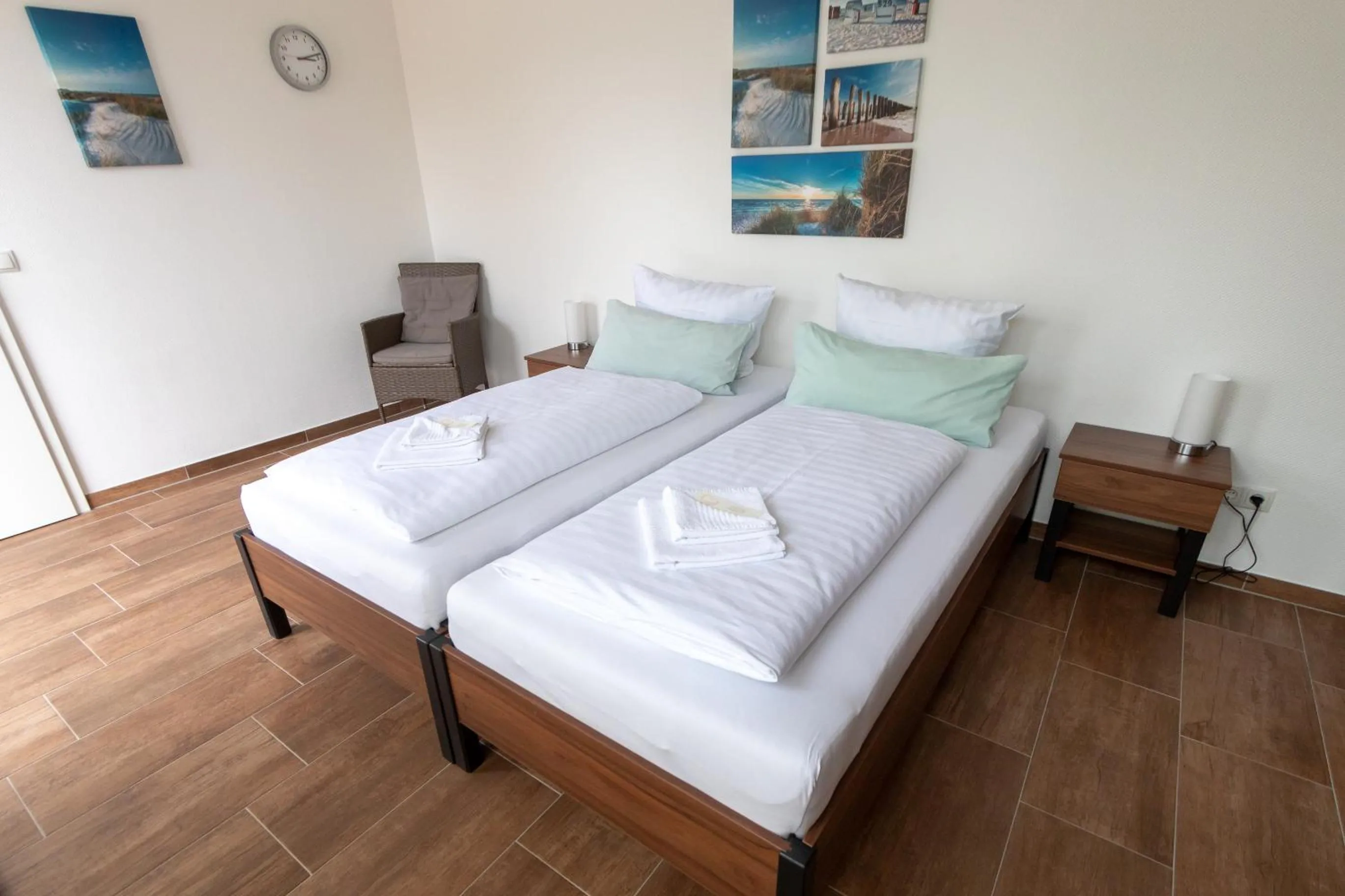 Bed in Motel Am Bürgerpark