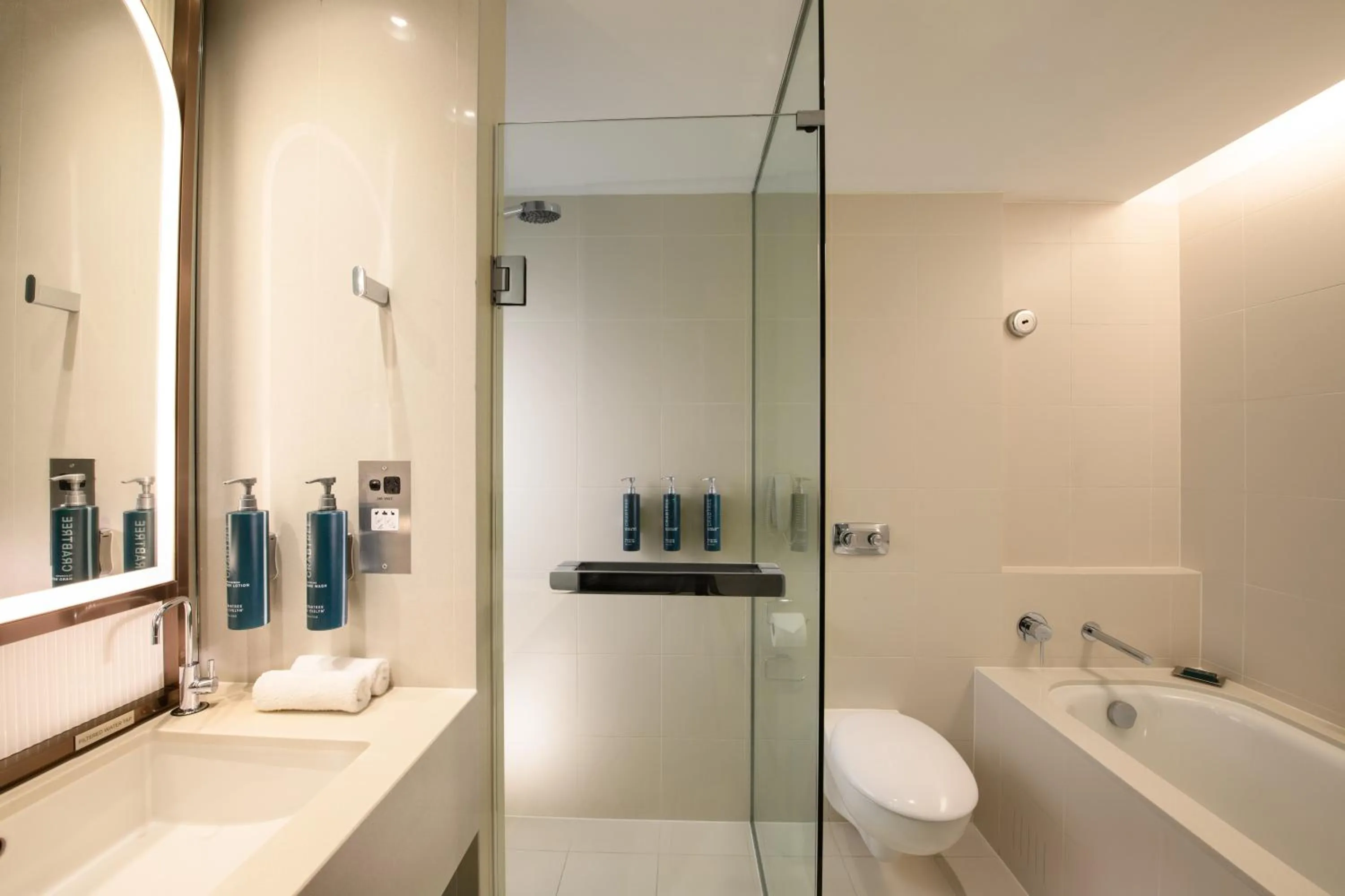 Shower in Hilton Sydney