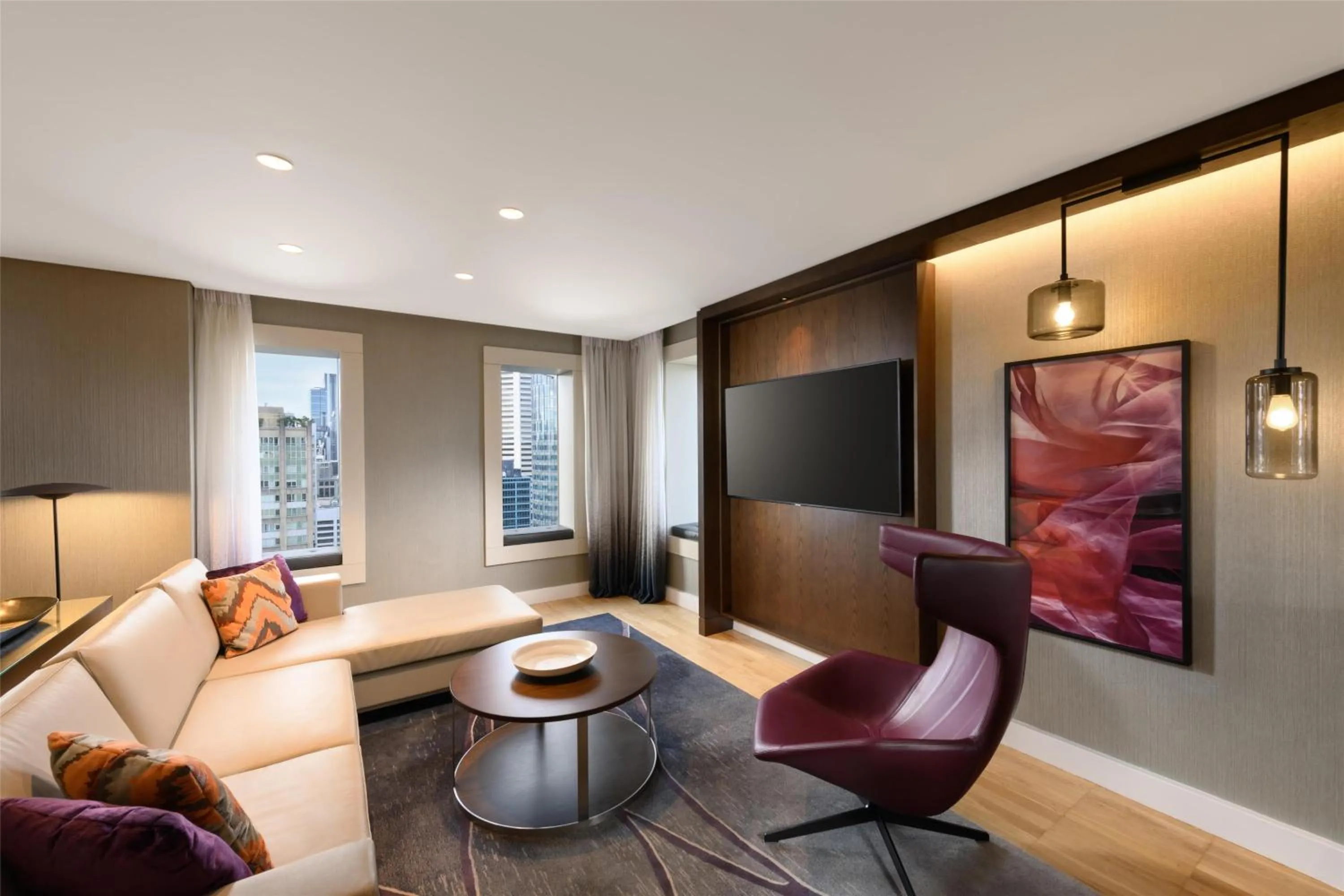 Living room in Hilton Sydney