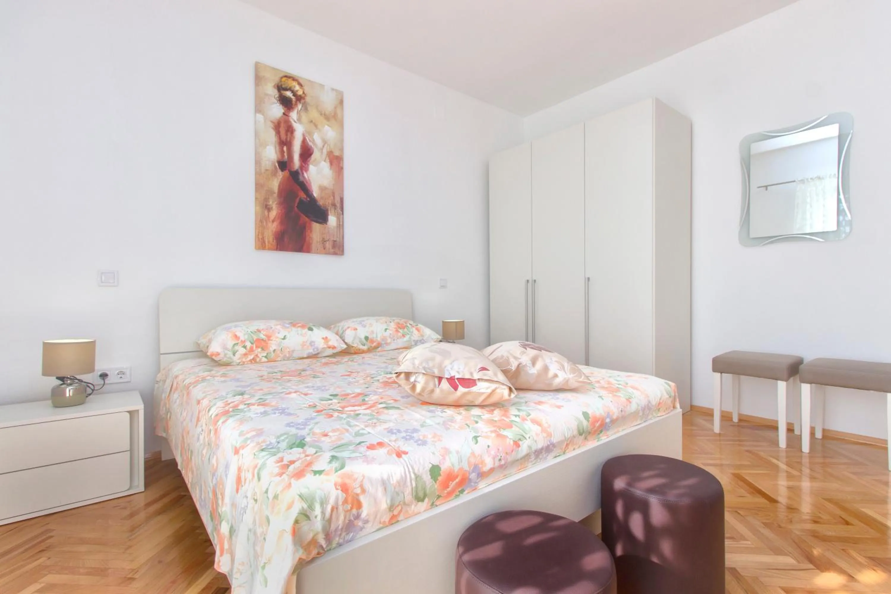 Bed in Villa Milena