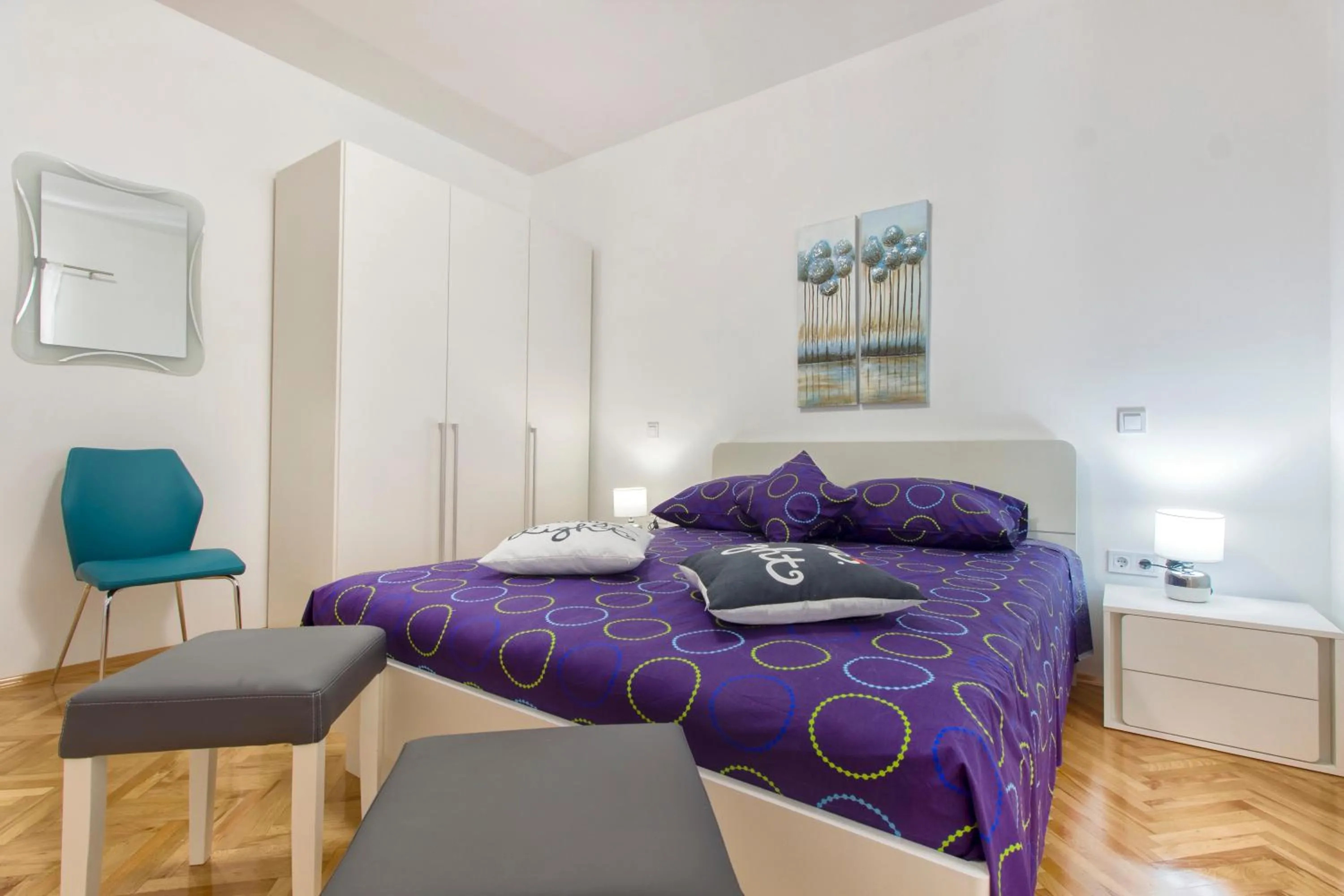 Bed in Villa Milena