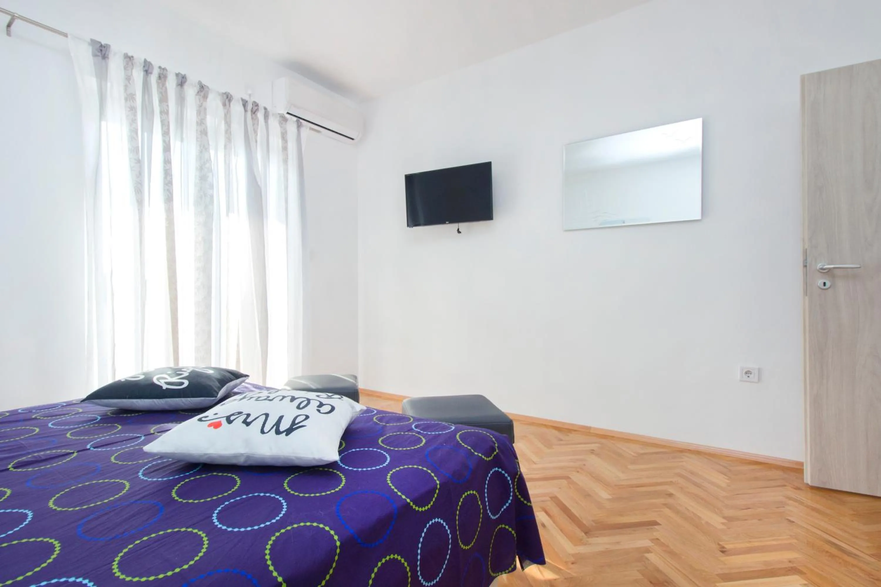 Bedroom, Bed in Villa Milena