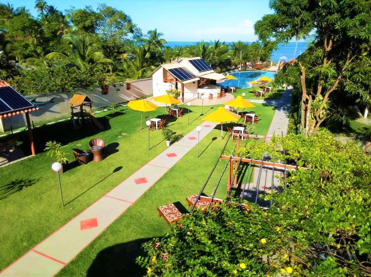 Garden in Pousada Polymar