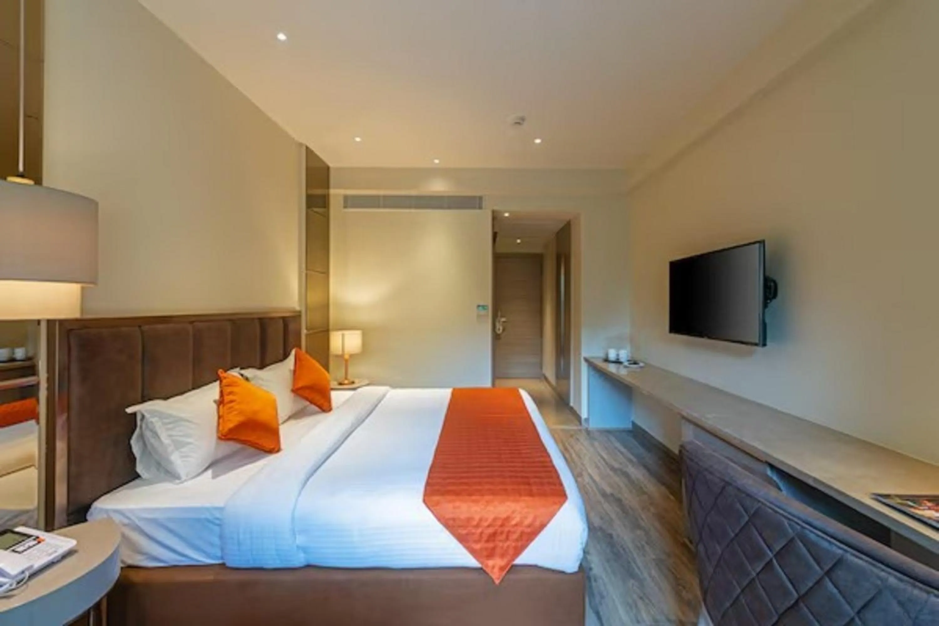 Bed in Hotel Saket 27