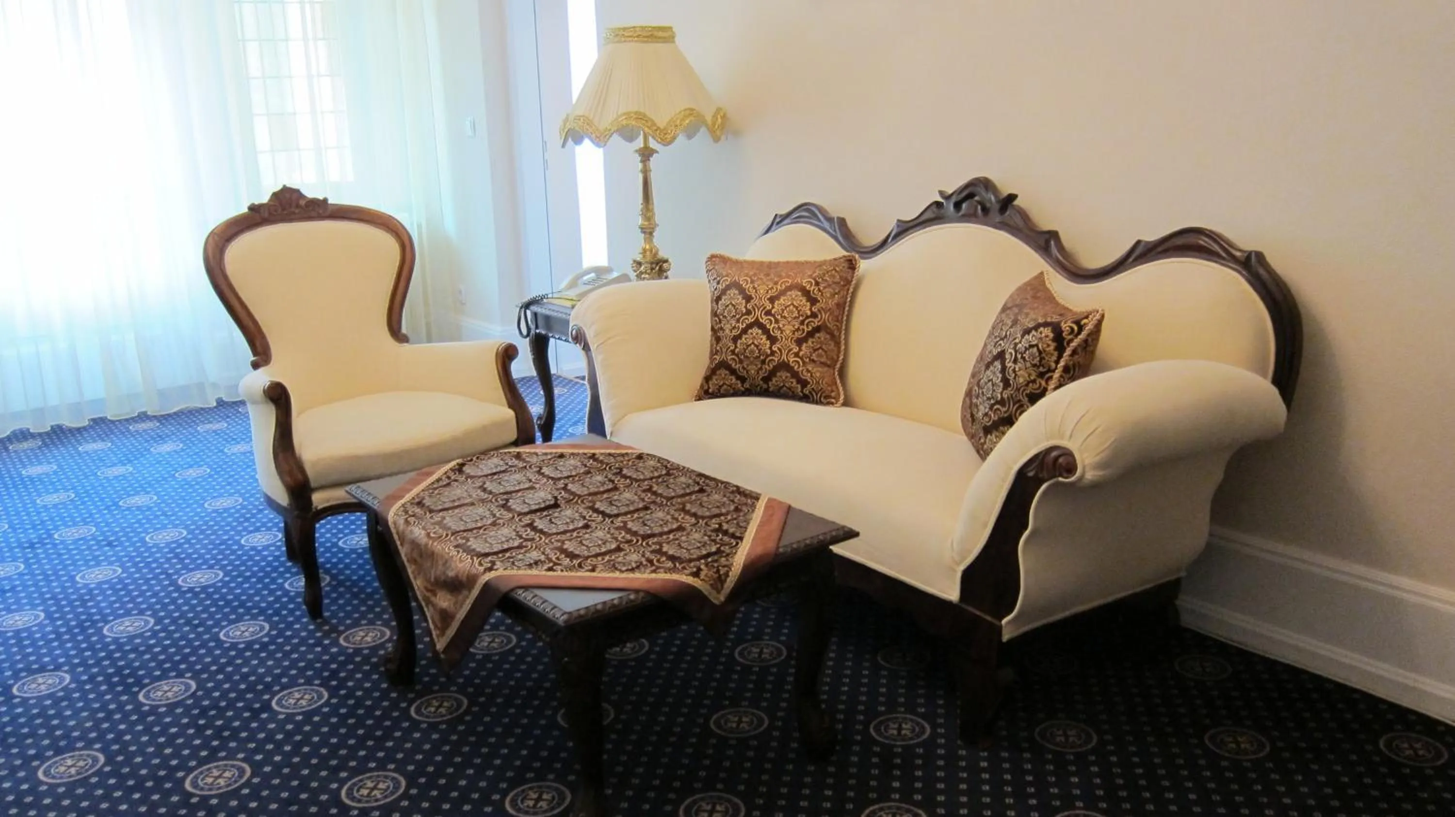 Decorative detail in Schloss Hotel Wolfsbrunnen