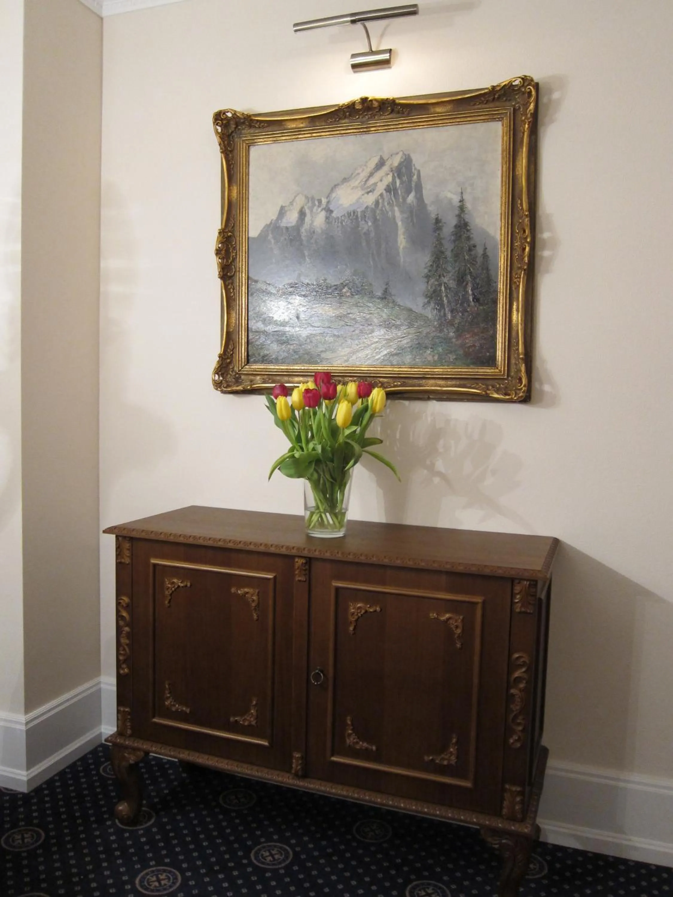 Decorative detail in Schloss Hotel Wolfsbrunnen