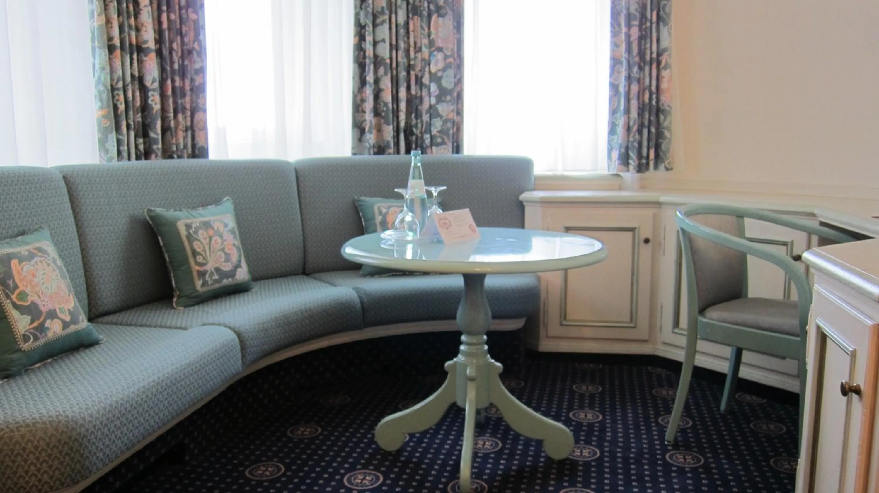 Decorative detail in Schloss Hotel Wolfsbrunnen