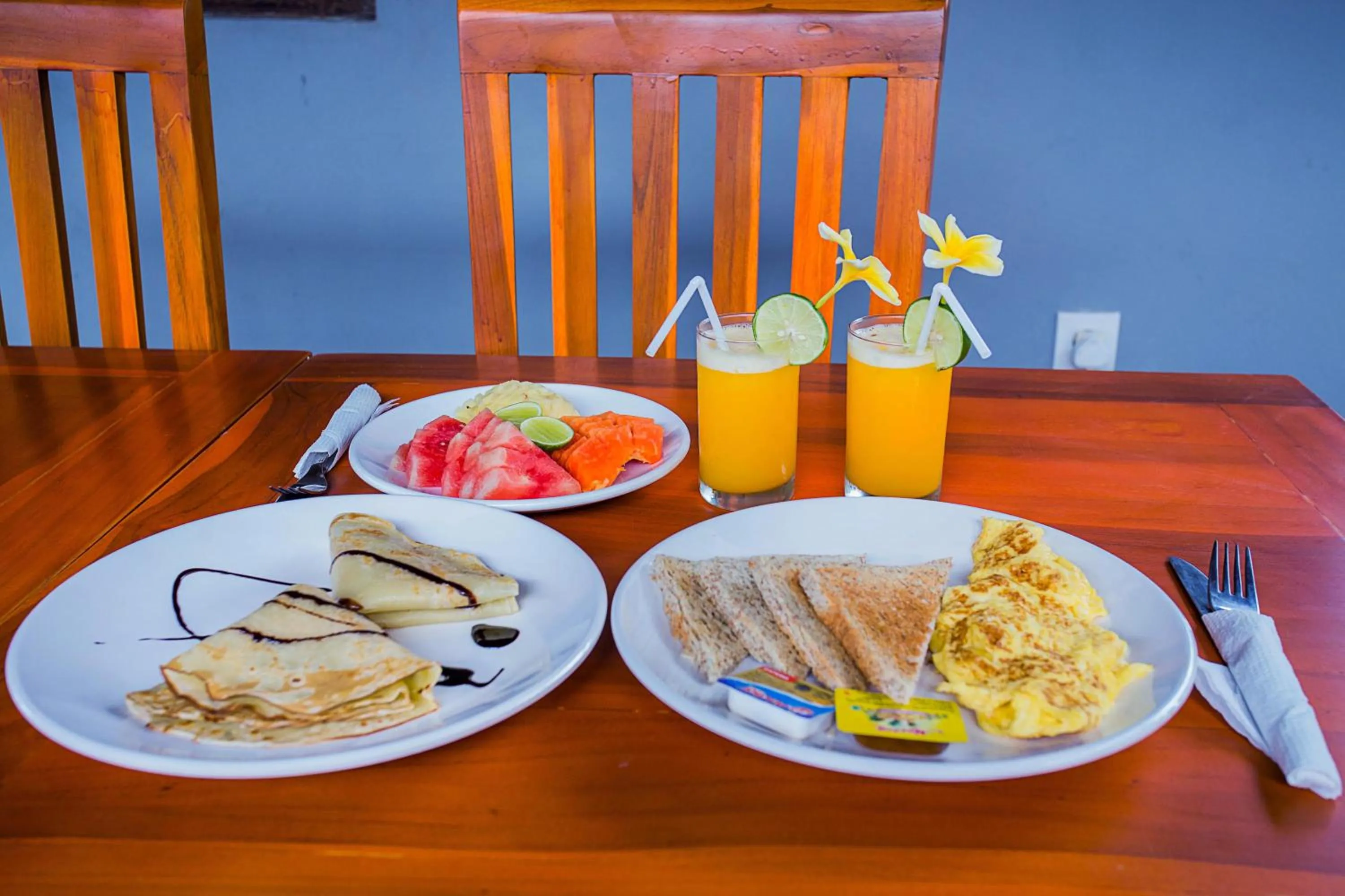 Breakfast in Sea Bridge Villa Ceningan