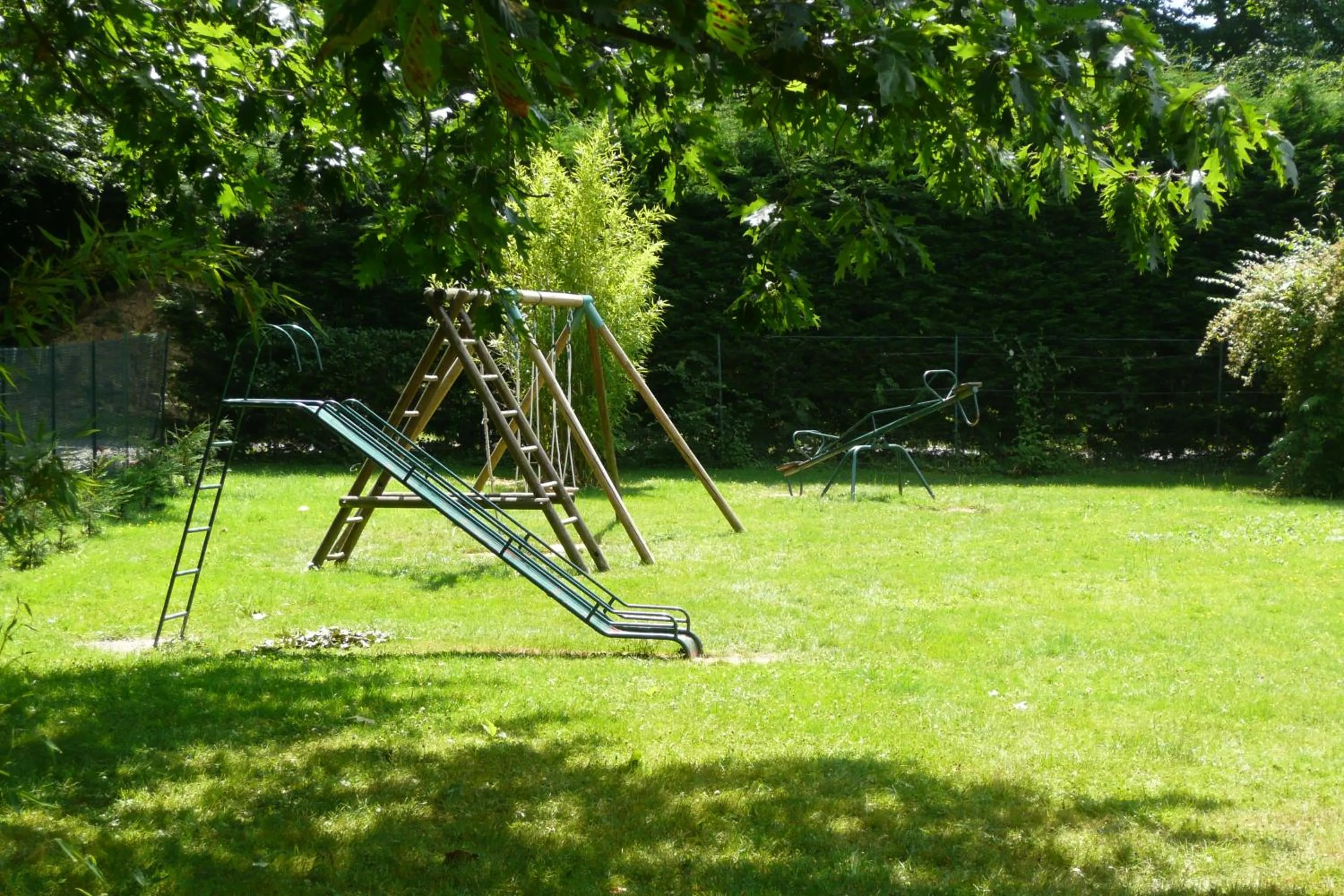 Children play ground in Le Mont Brouilly