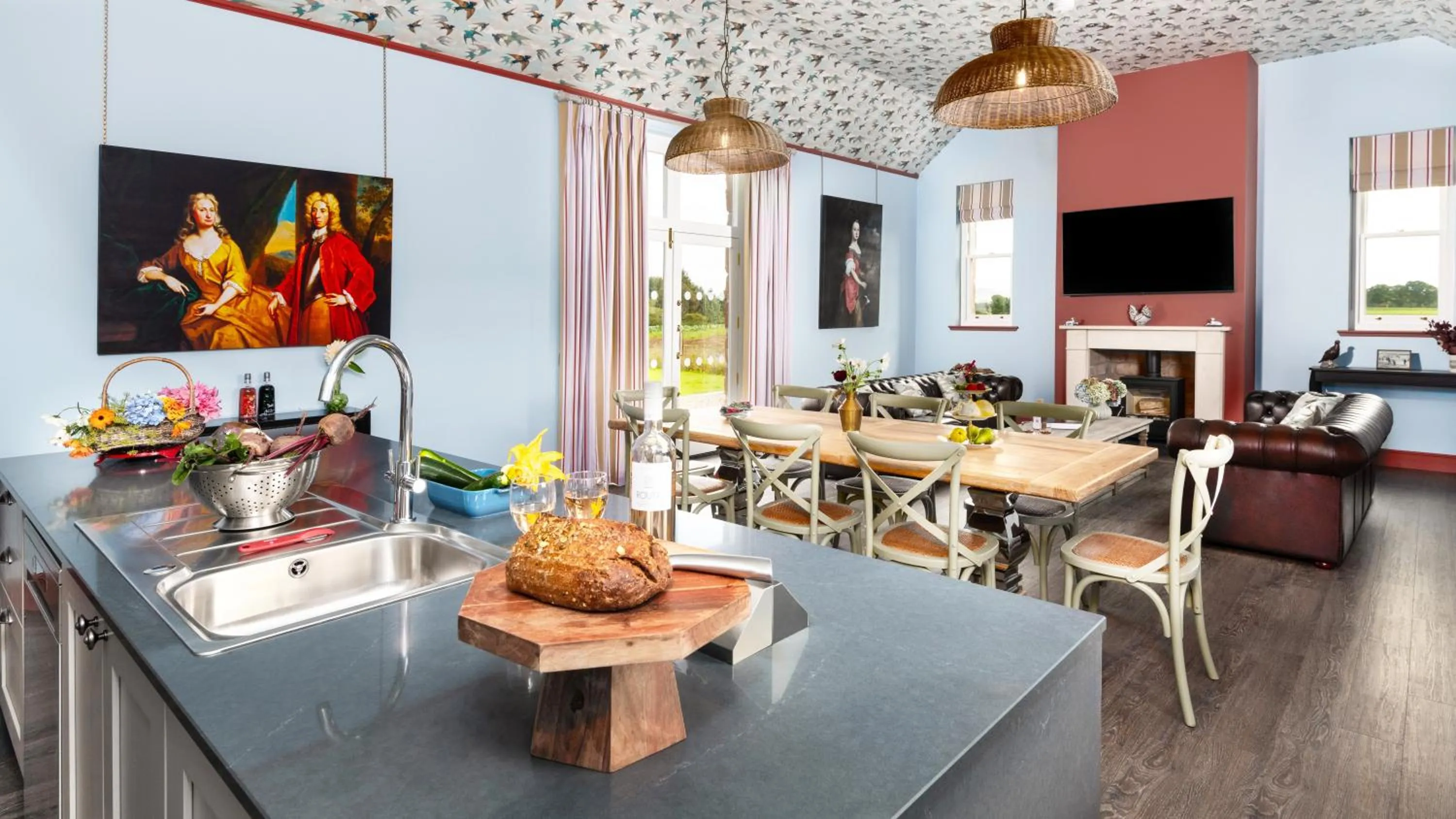 Kitchen or kitchenette in Meikleour Arms Hotel & Restaurant