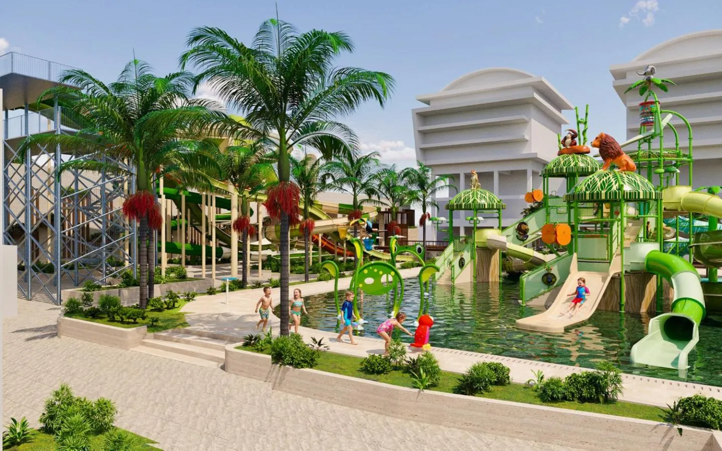Aqua park in Adenya Hotel & Resort Halal All Inclusive