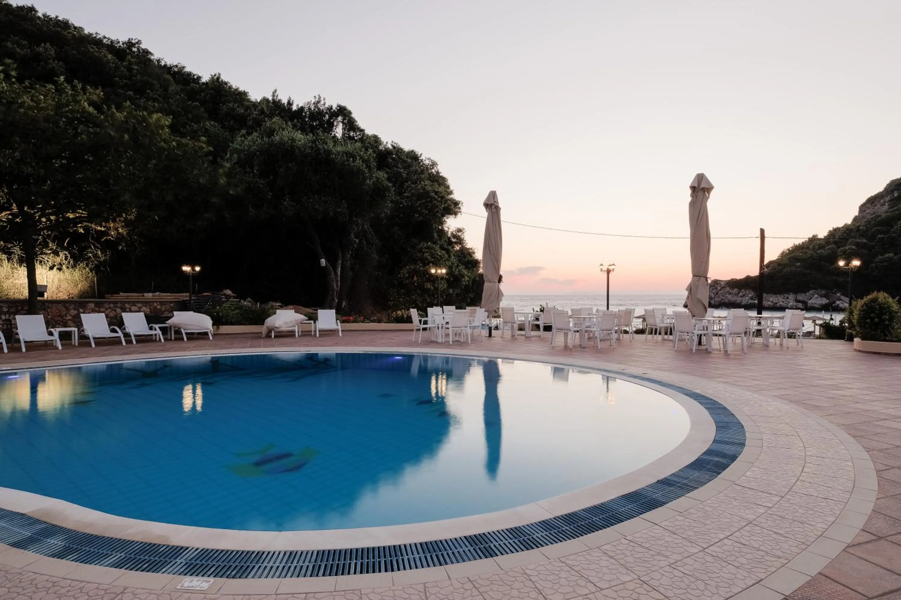 Swimming pool in Anemolia Parga Suites