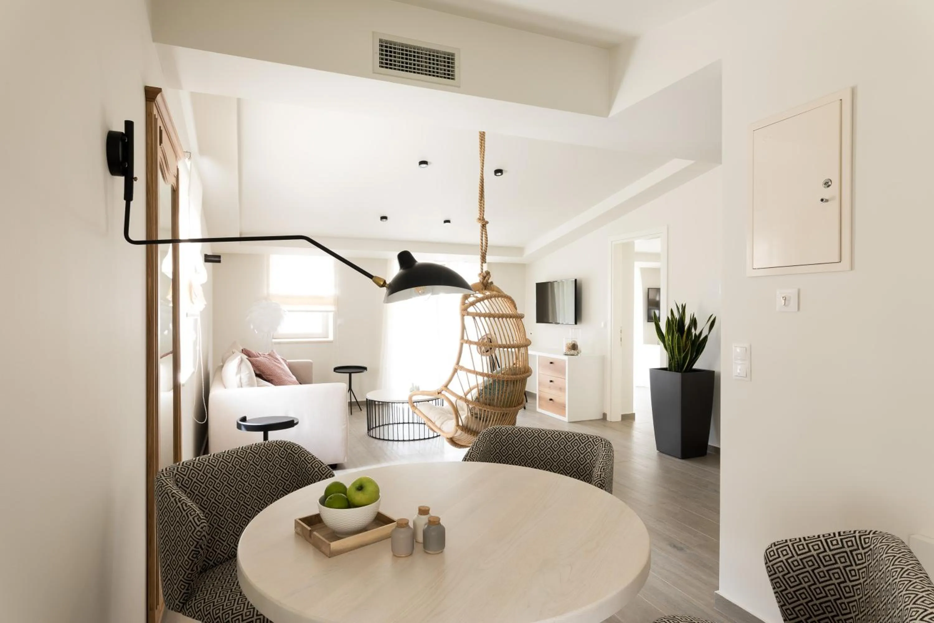 Bed in Anemolia Parga Suites