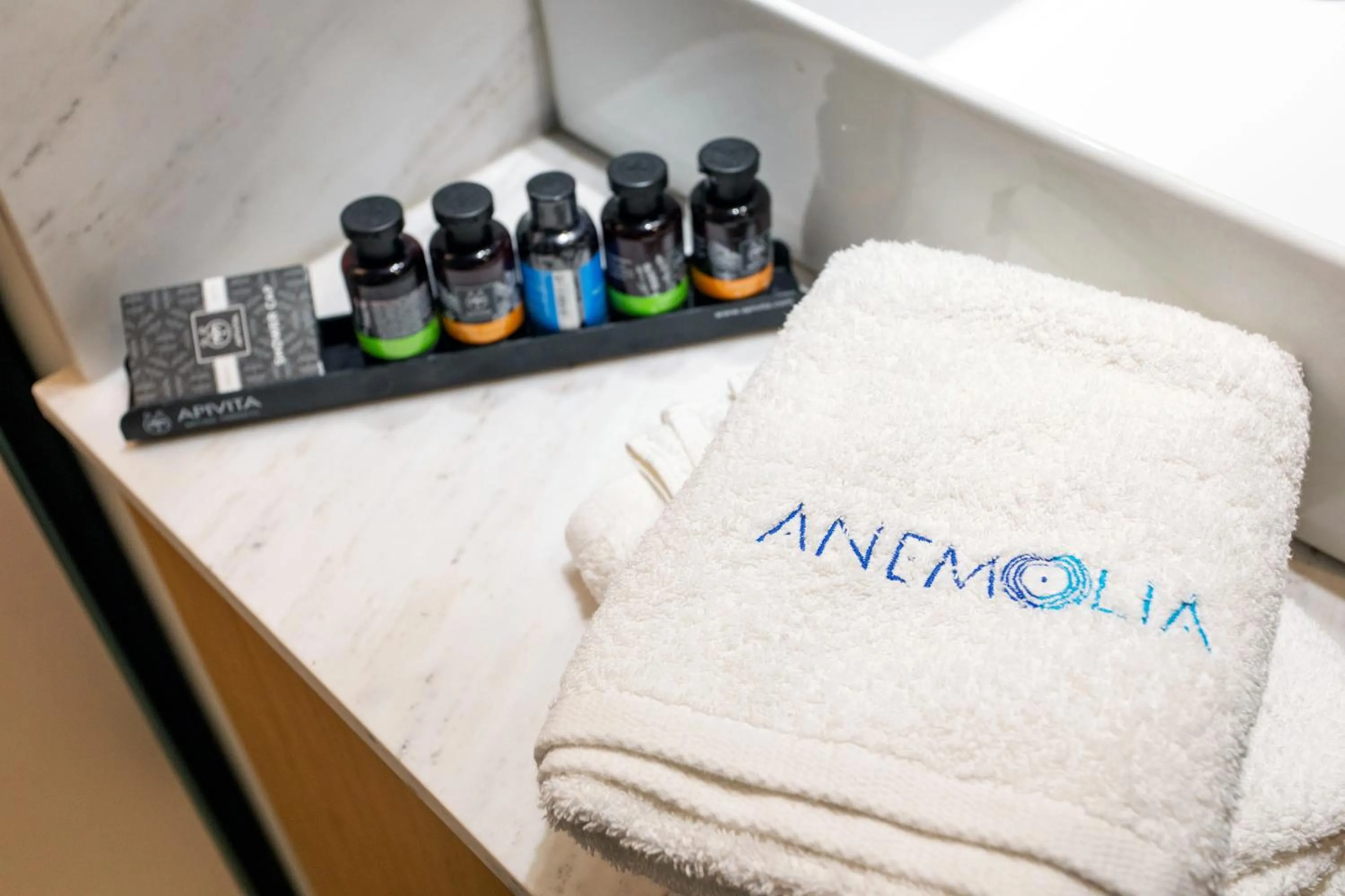 Bathroom in Anemolia Parga Suites