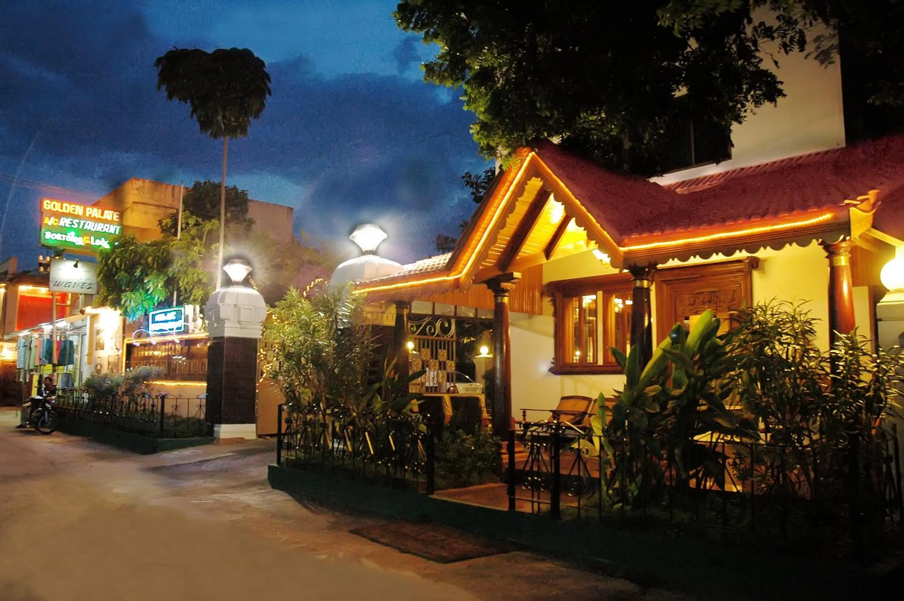 Facade/entrance in Hotel Mamallaa Heritage