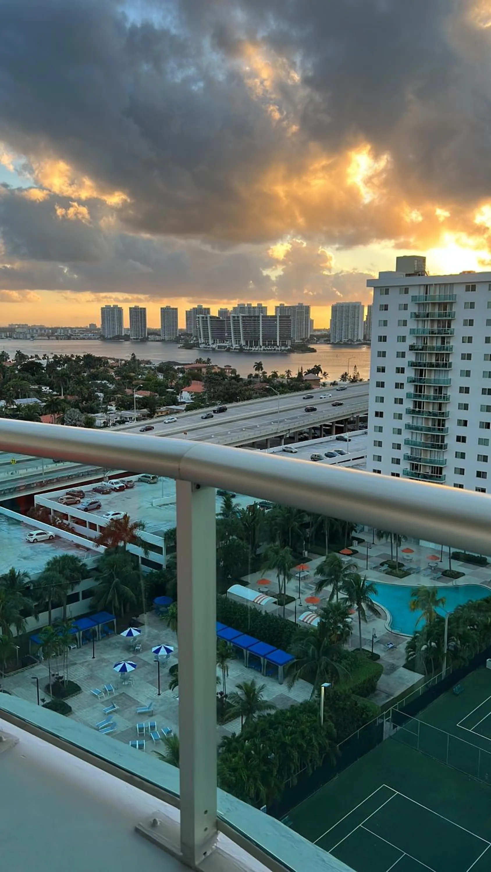 City view in Ocean Reserve Sunny Isles