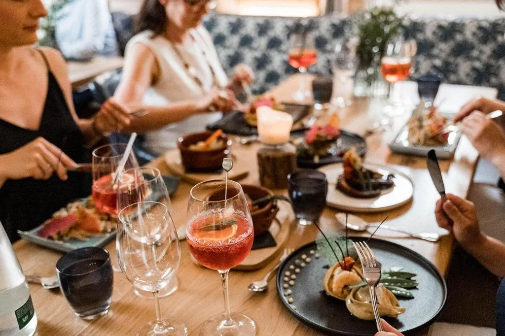 Food and drinks in Rossano Boutique Hotel & Ristorante