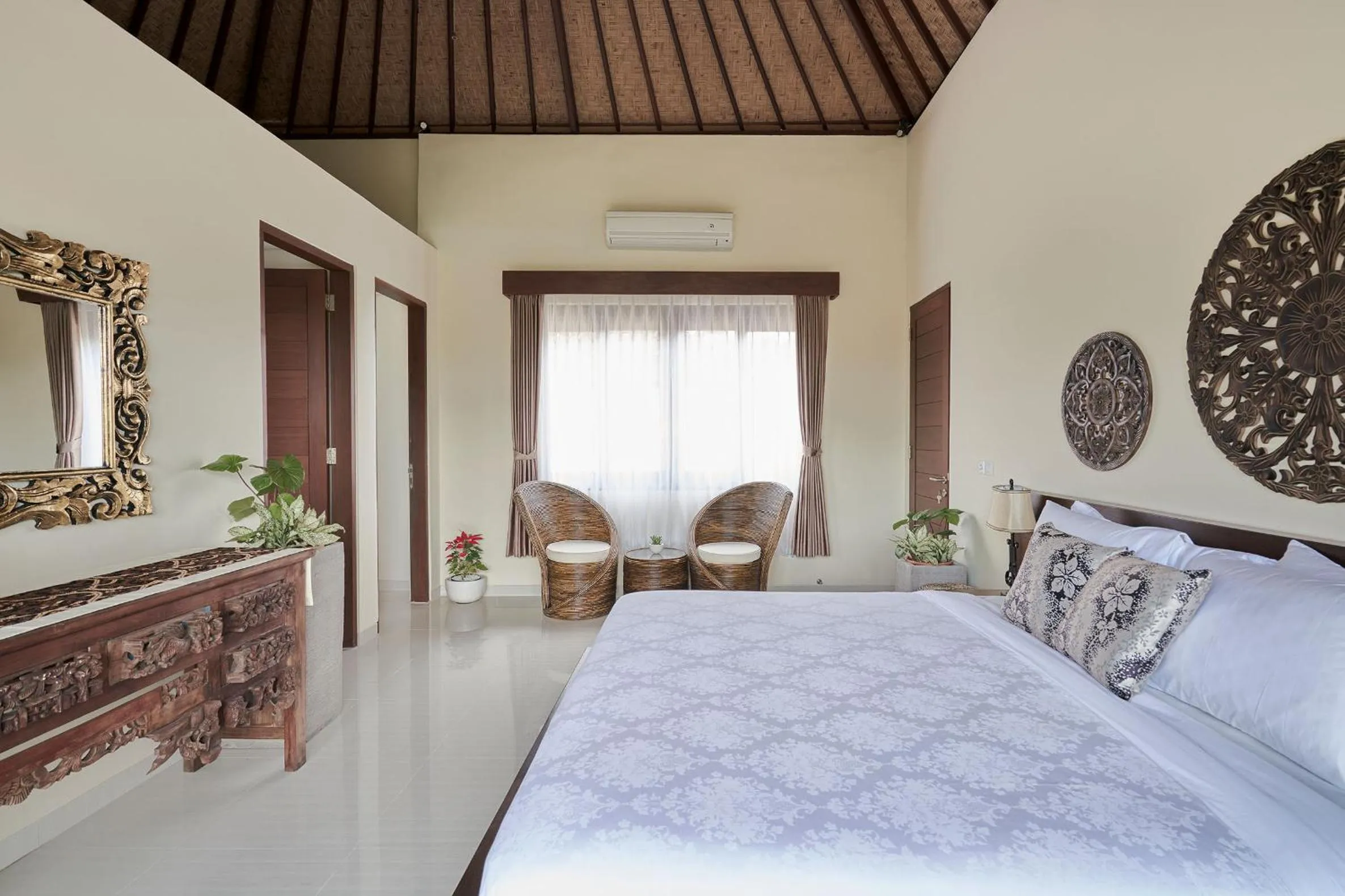 Bed in Kubu Gajah Villas