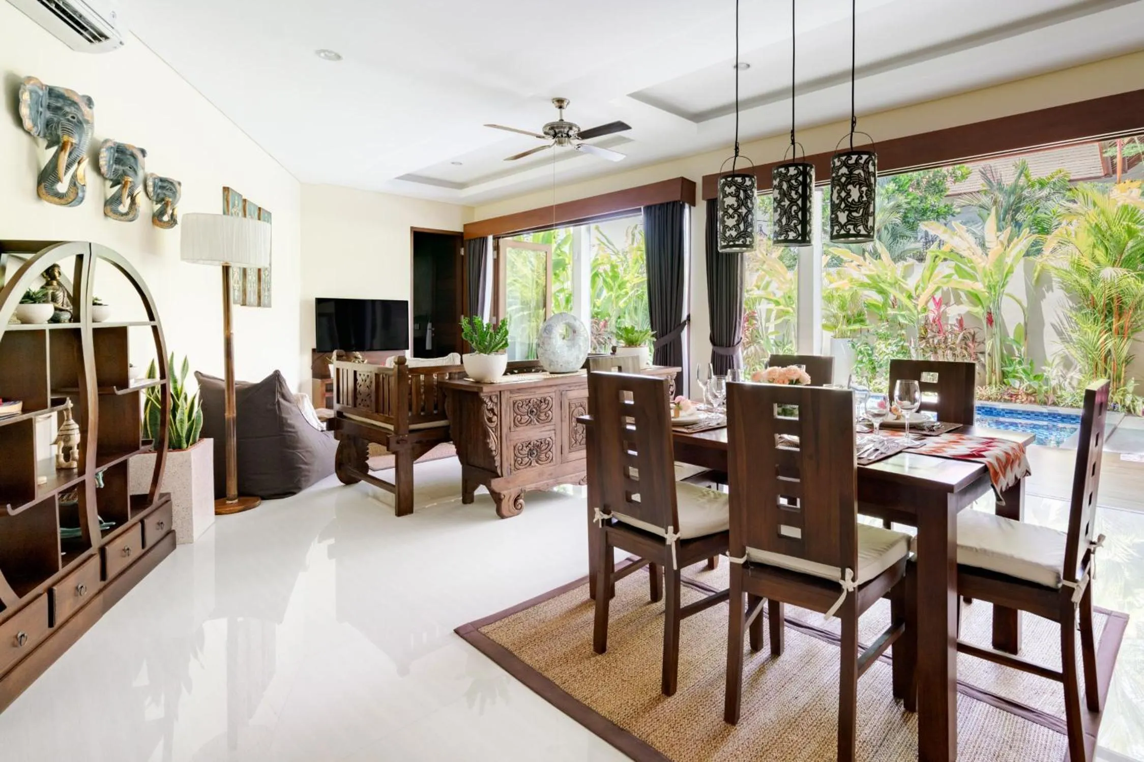 TV and multimedia in Kubu Gajah Villas