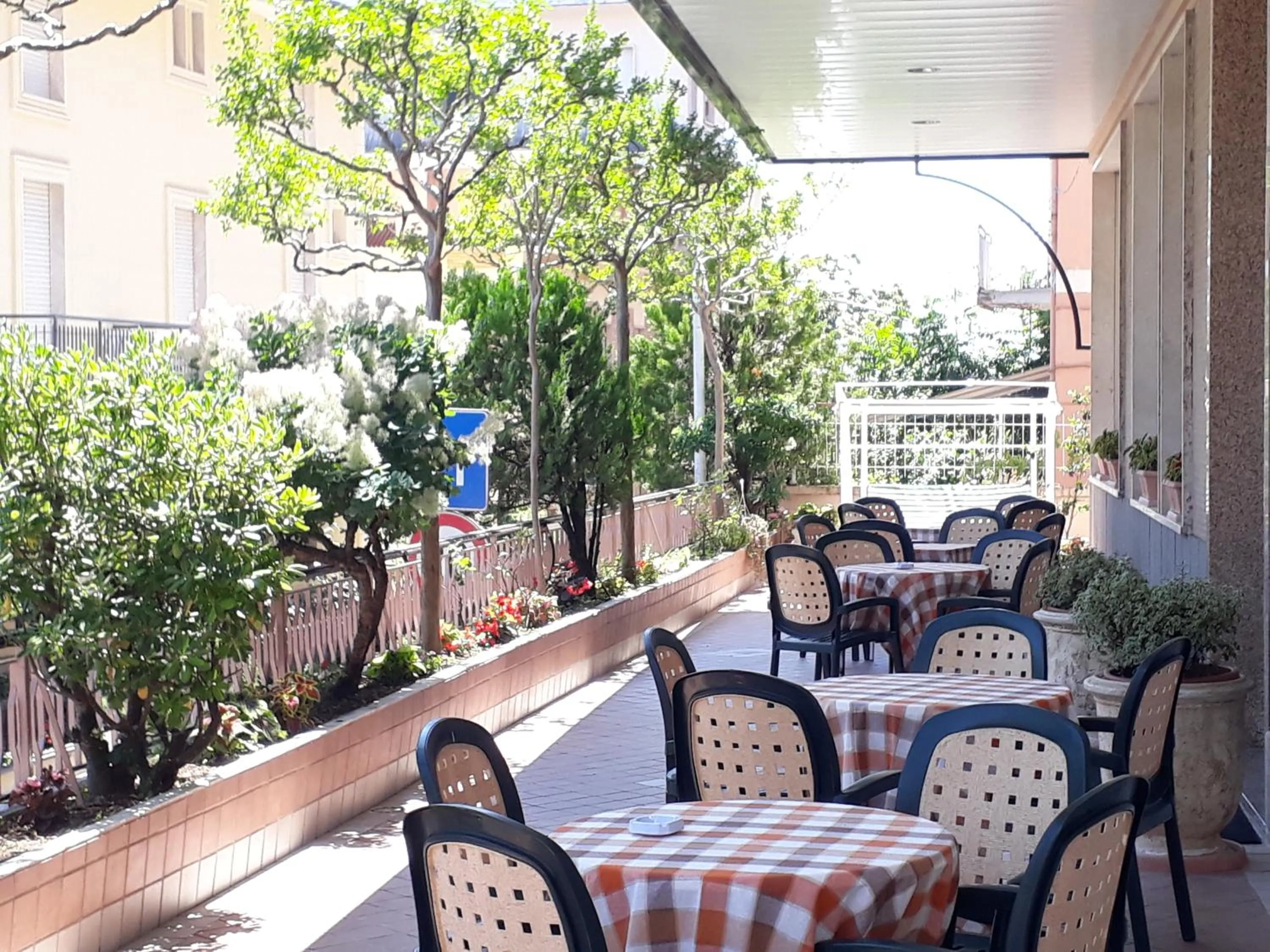 Patio in Hotel Fleming