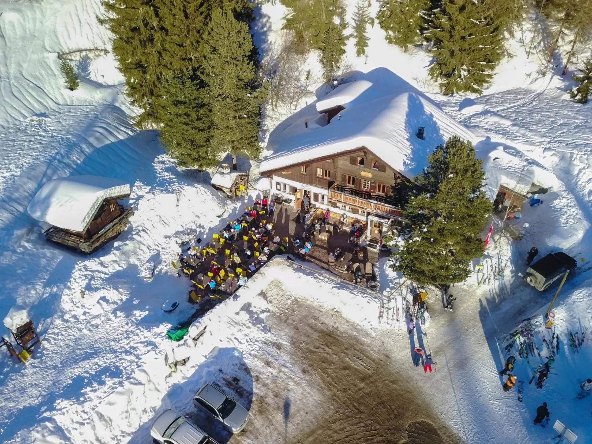 Bird's eye view in Gîte du Prilet