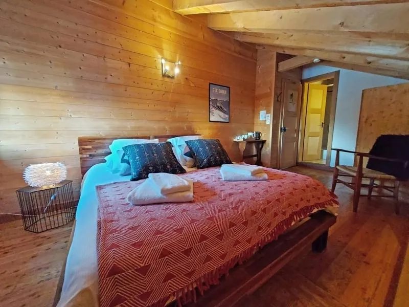 Bed in Gîte du Prilet